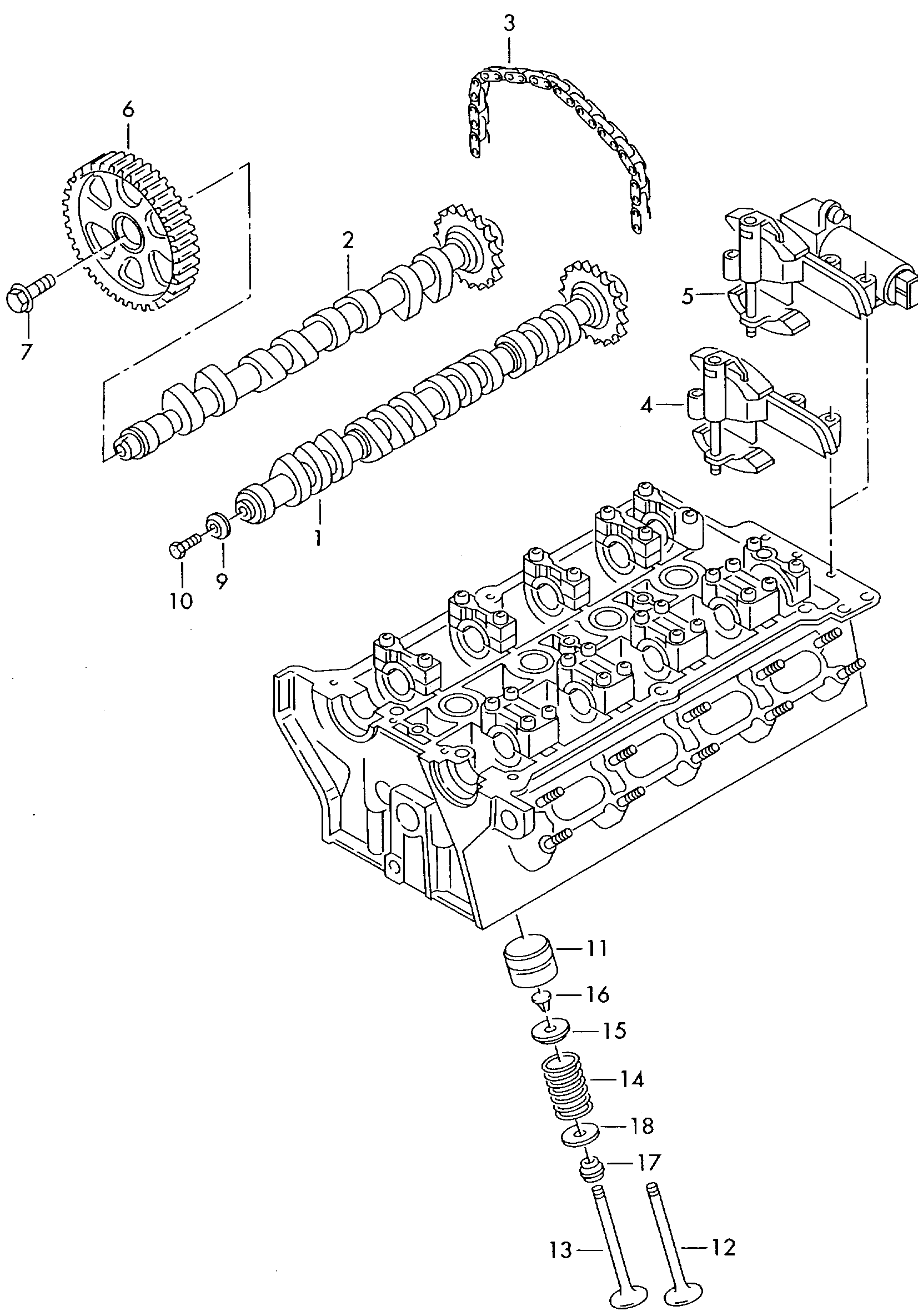 VW 058 109 088 K - Sadales vārpstas regulēšanas mehānisms ps1.lv