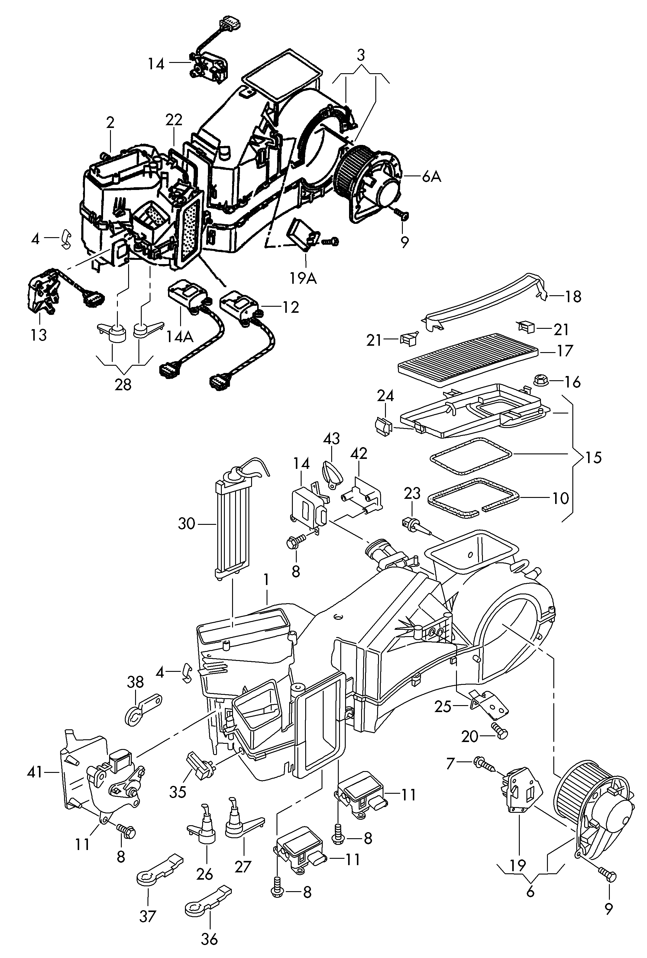 VAG 8D1820511G - Vadības elementi, Kondicionieris ps1.lv