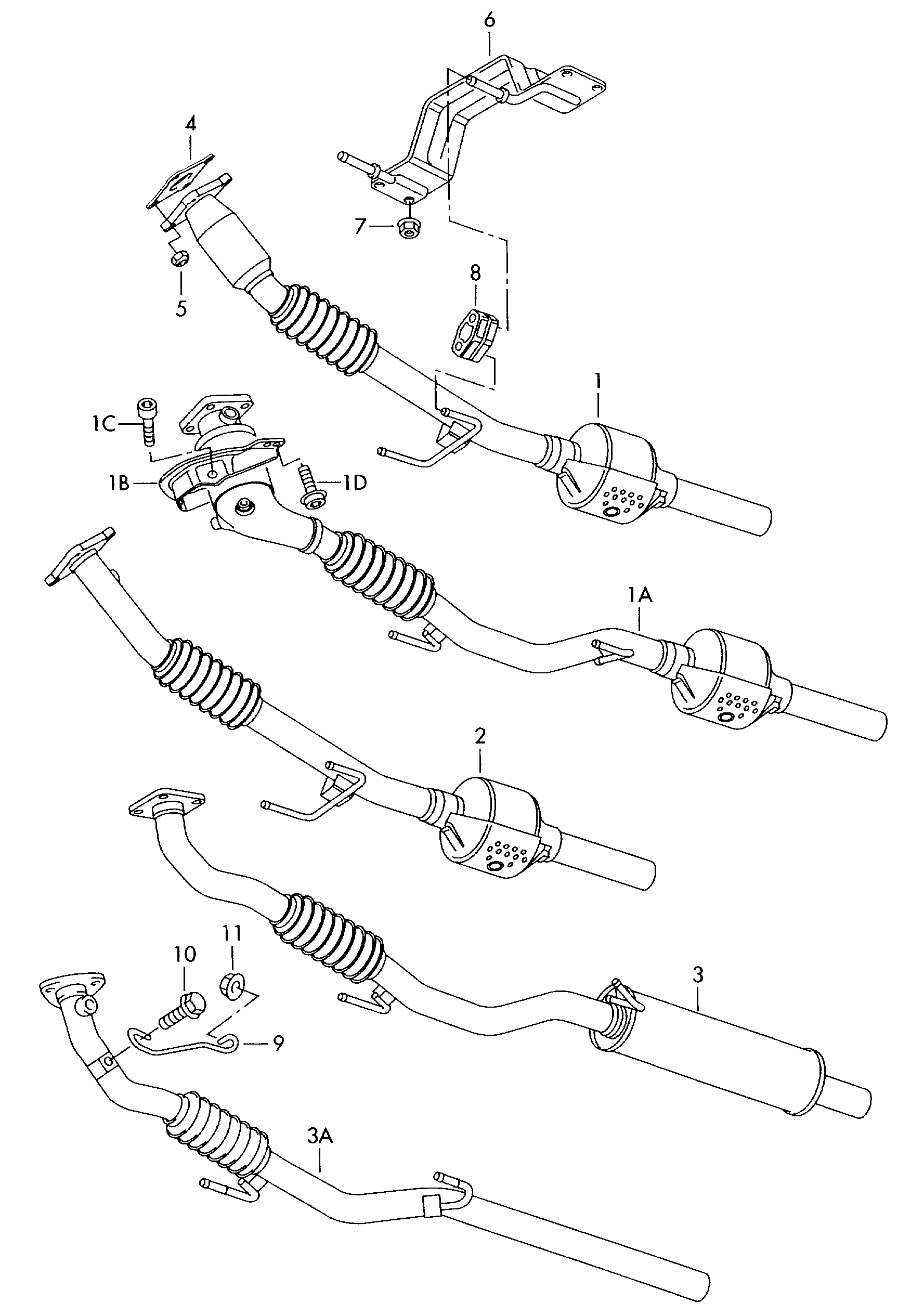 VAG 6Q0.254.502 RX - Katalizators ps1.lv