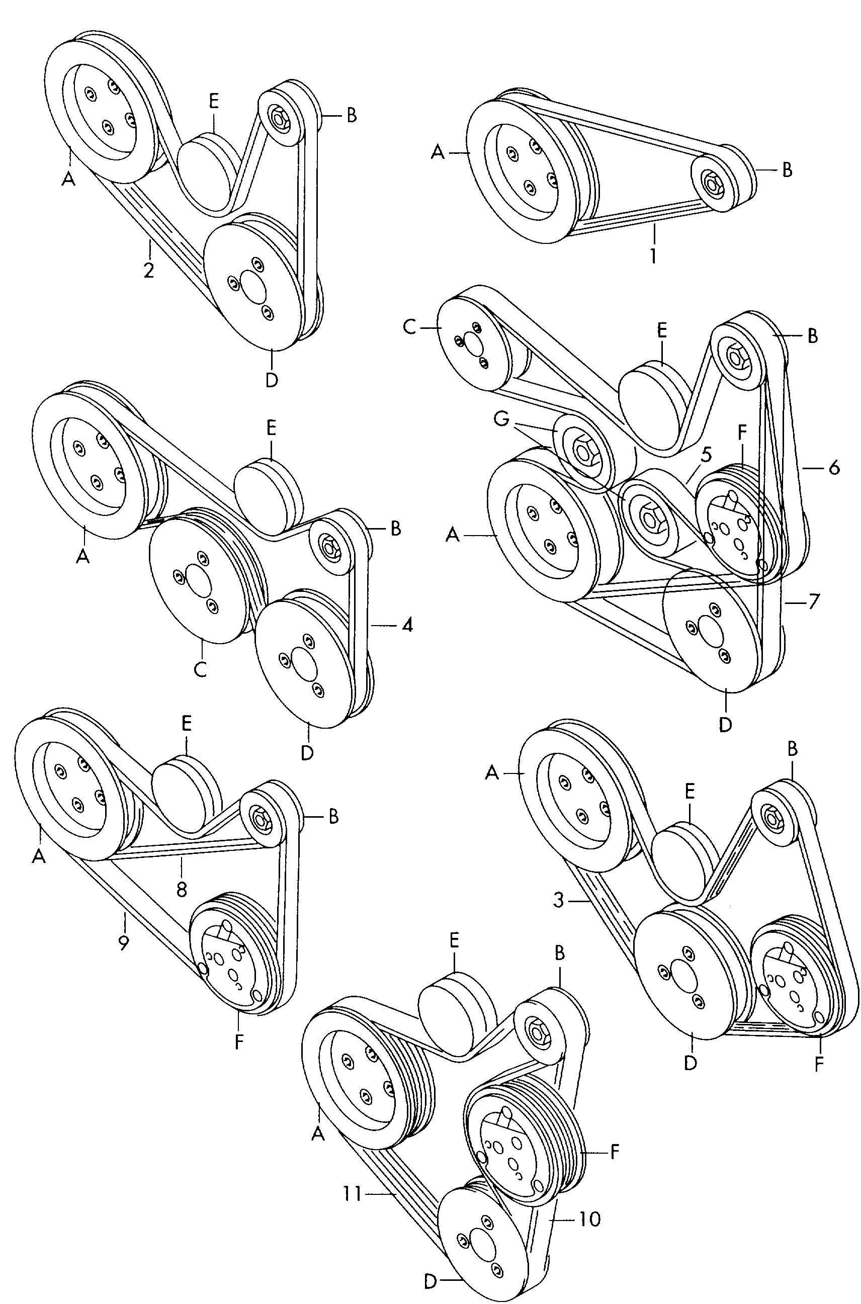 AUDI 036 145 933 AJ - Ķīļrievu siksna ps1.lv