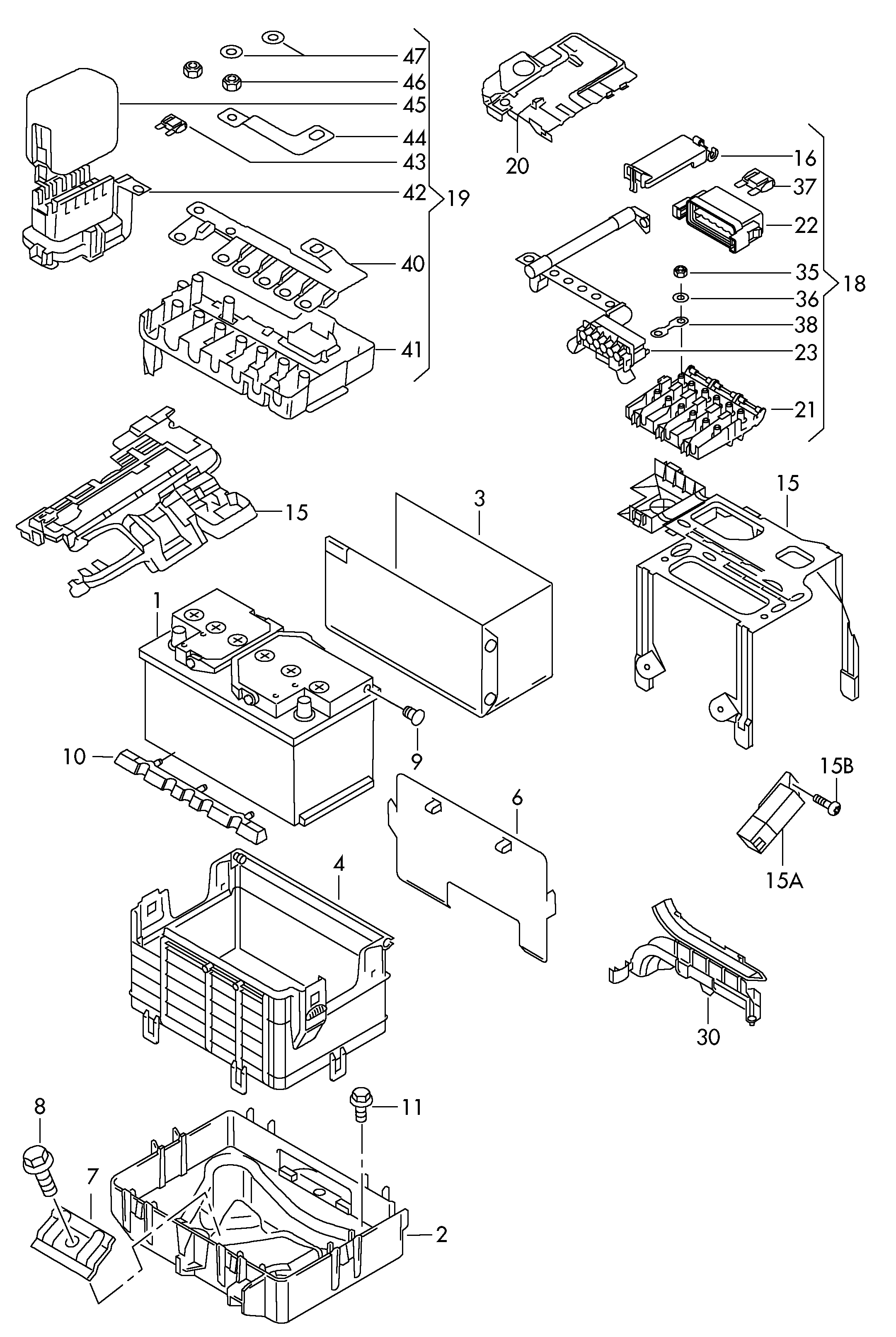 Seat 000 915 105 DC - Startera akumulatoru baterija ps1.lv