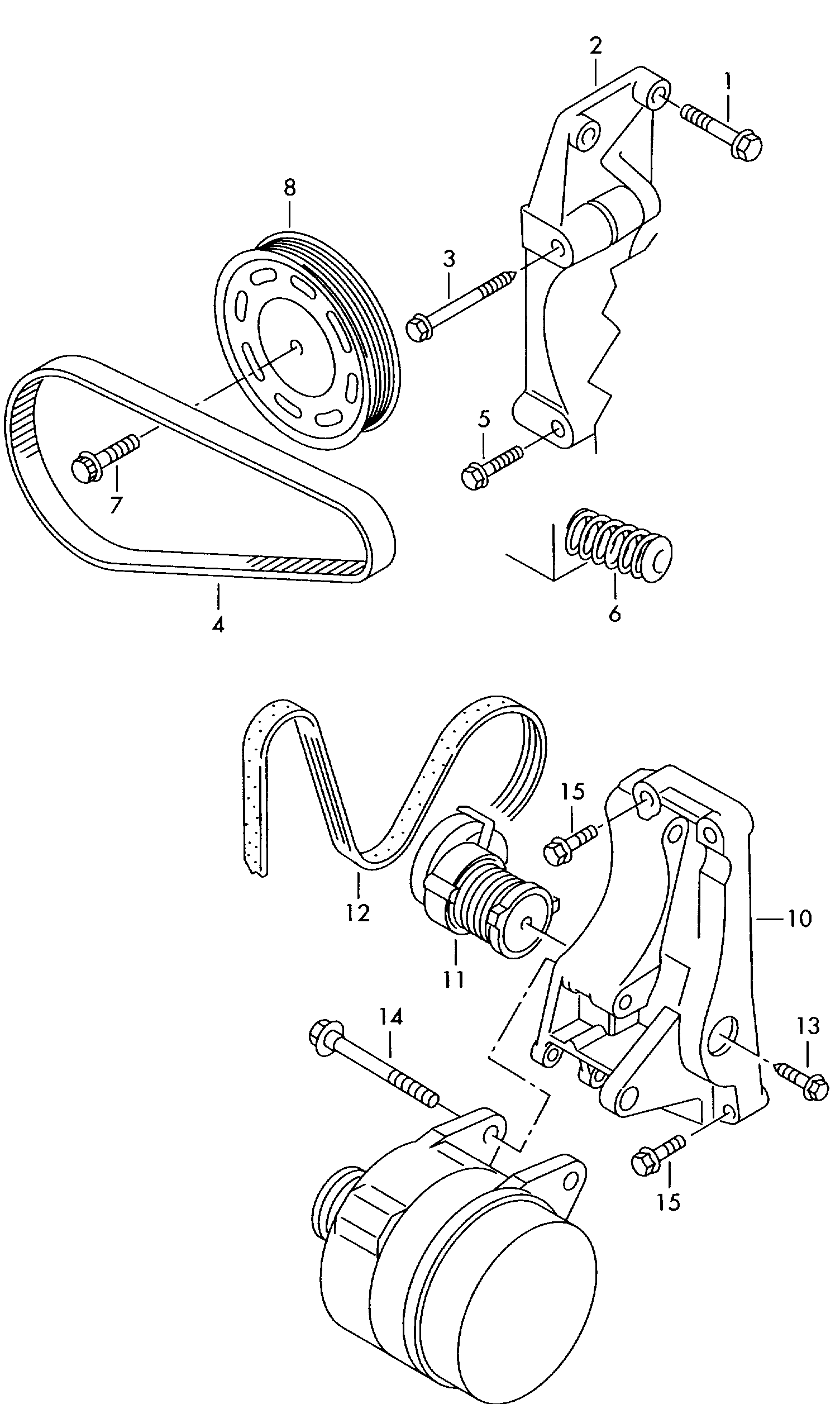 Bedford 036 145 933 AG - Ķīļrievu siksna ps1.lv