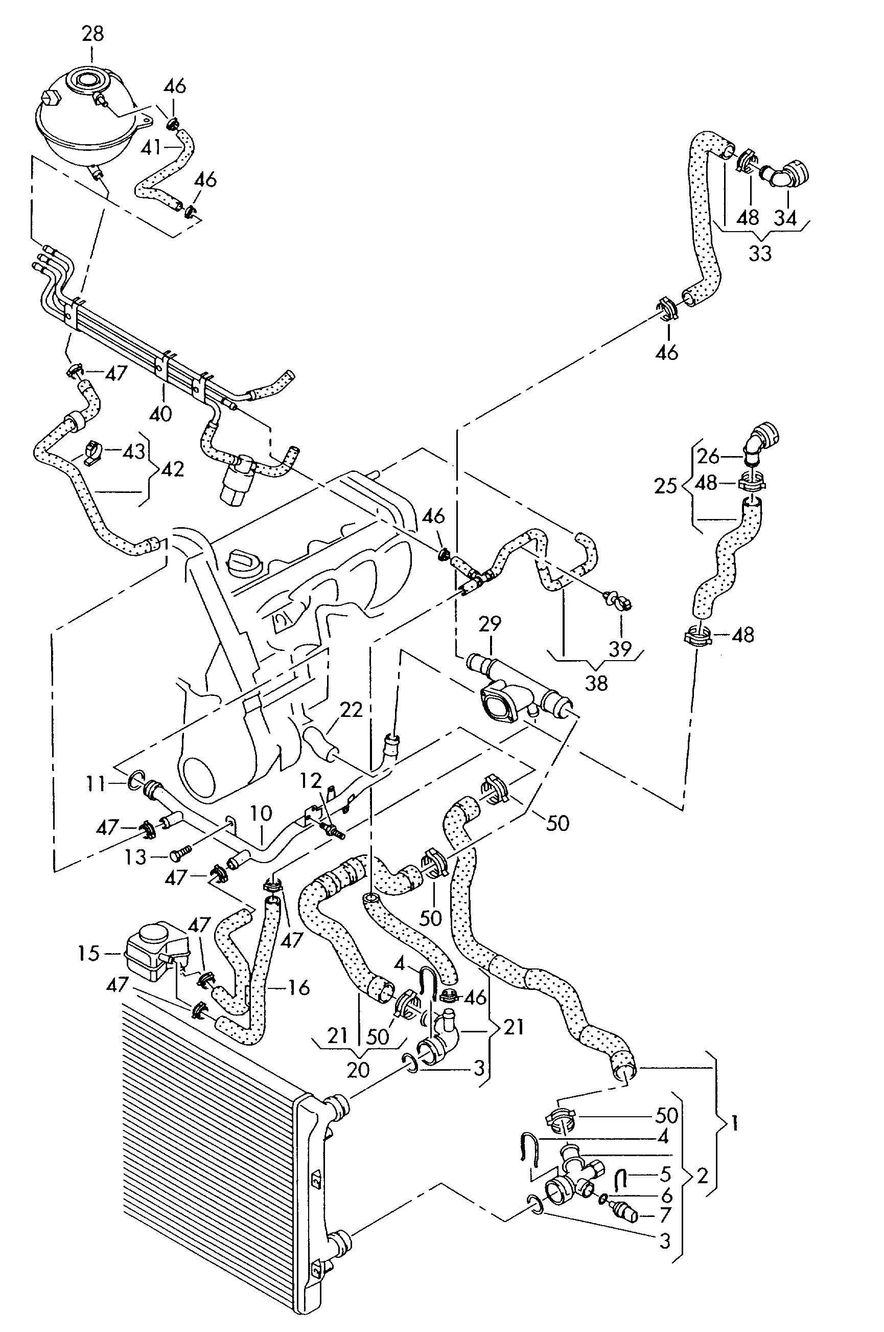 Seat 1K0 121 407 A - Kompensācijas tvertne, Dzesēšanas šķidrums ps1.lv