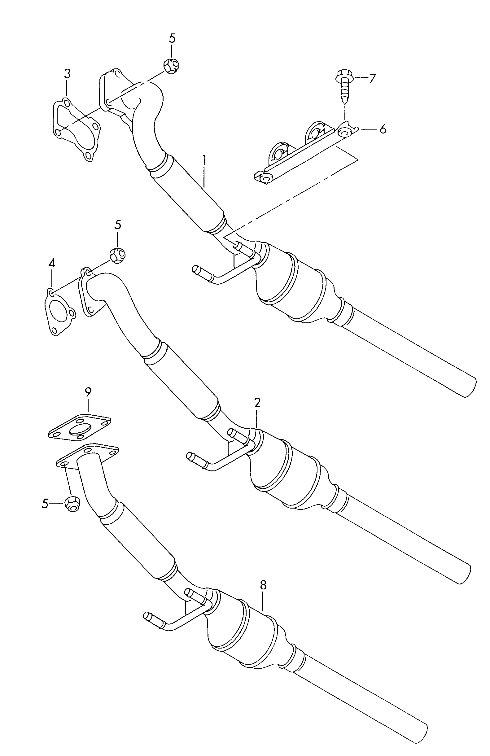 AUDI 1J0253058NX - Katalizators ps1.lv