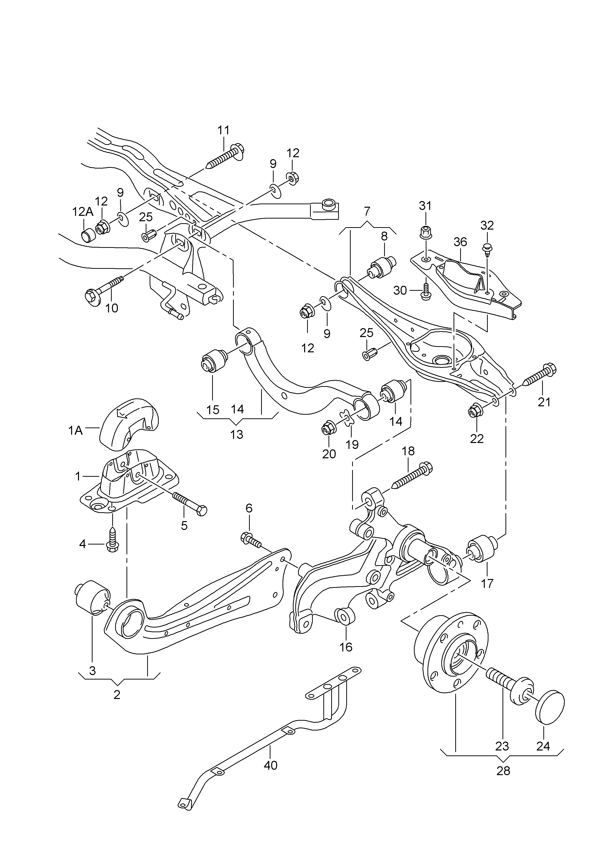 VAG 5Q0 505 311 C - Neatkarīgās balstiekārtas svira, Riteņa piekare ps1.lv