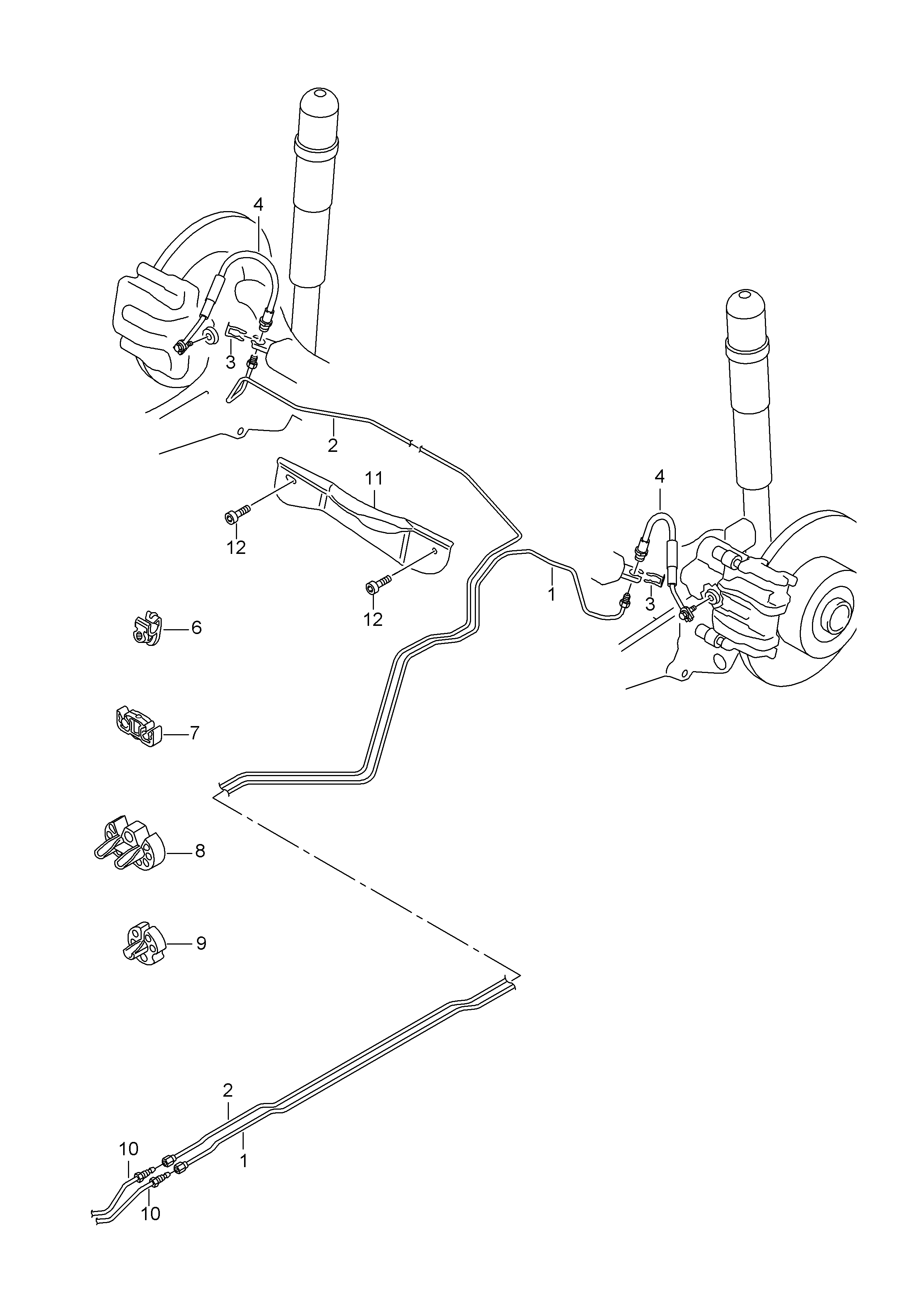 VAG 5Q0 611 775E - Bremžu šļūtene ps1.lv