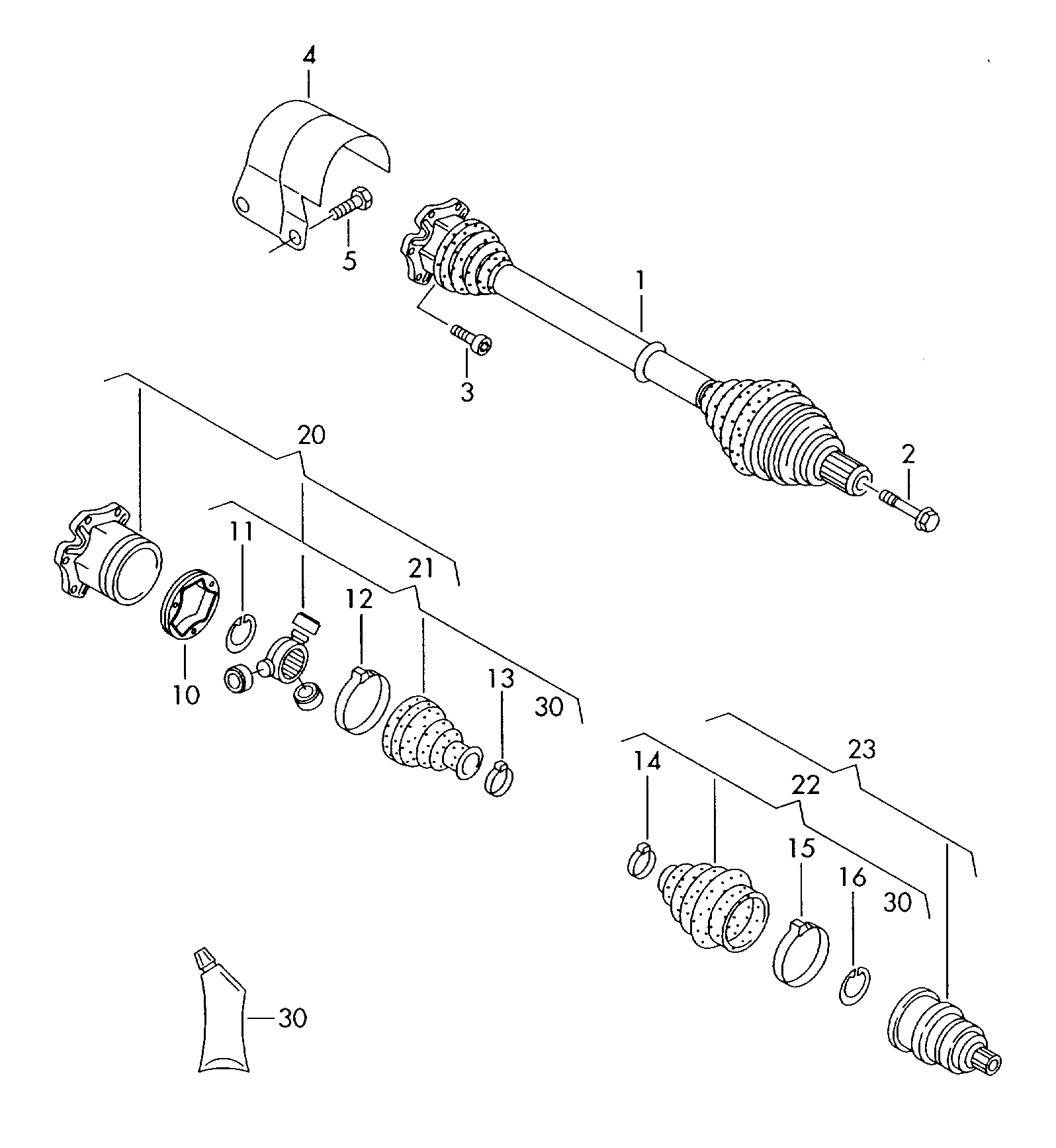 Seat 1K0 407 271 KB - Piedziņas vārpsta ps1.lv