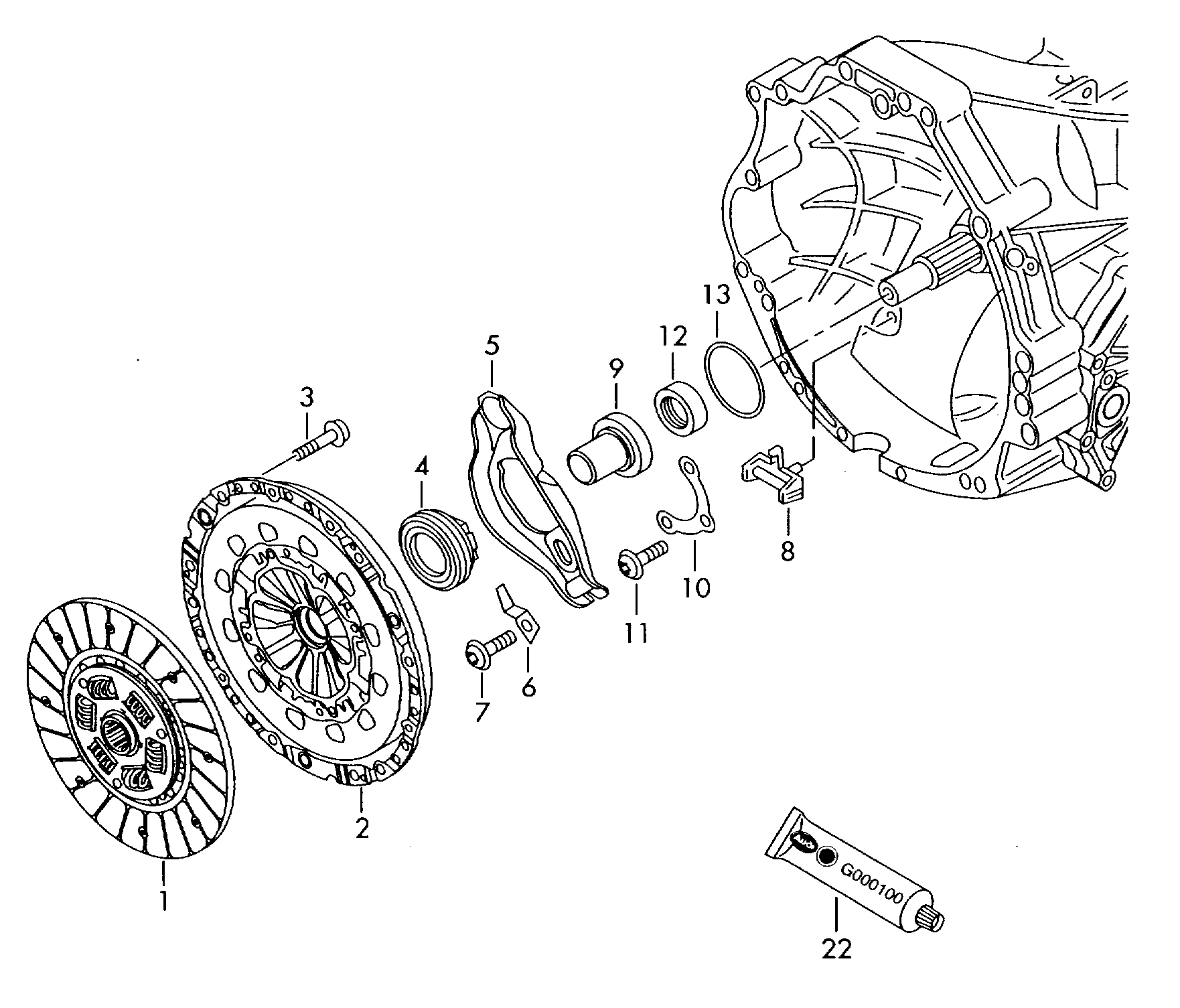 VAG 03G 141 031 H - Sajūga komplekts ps1.lv