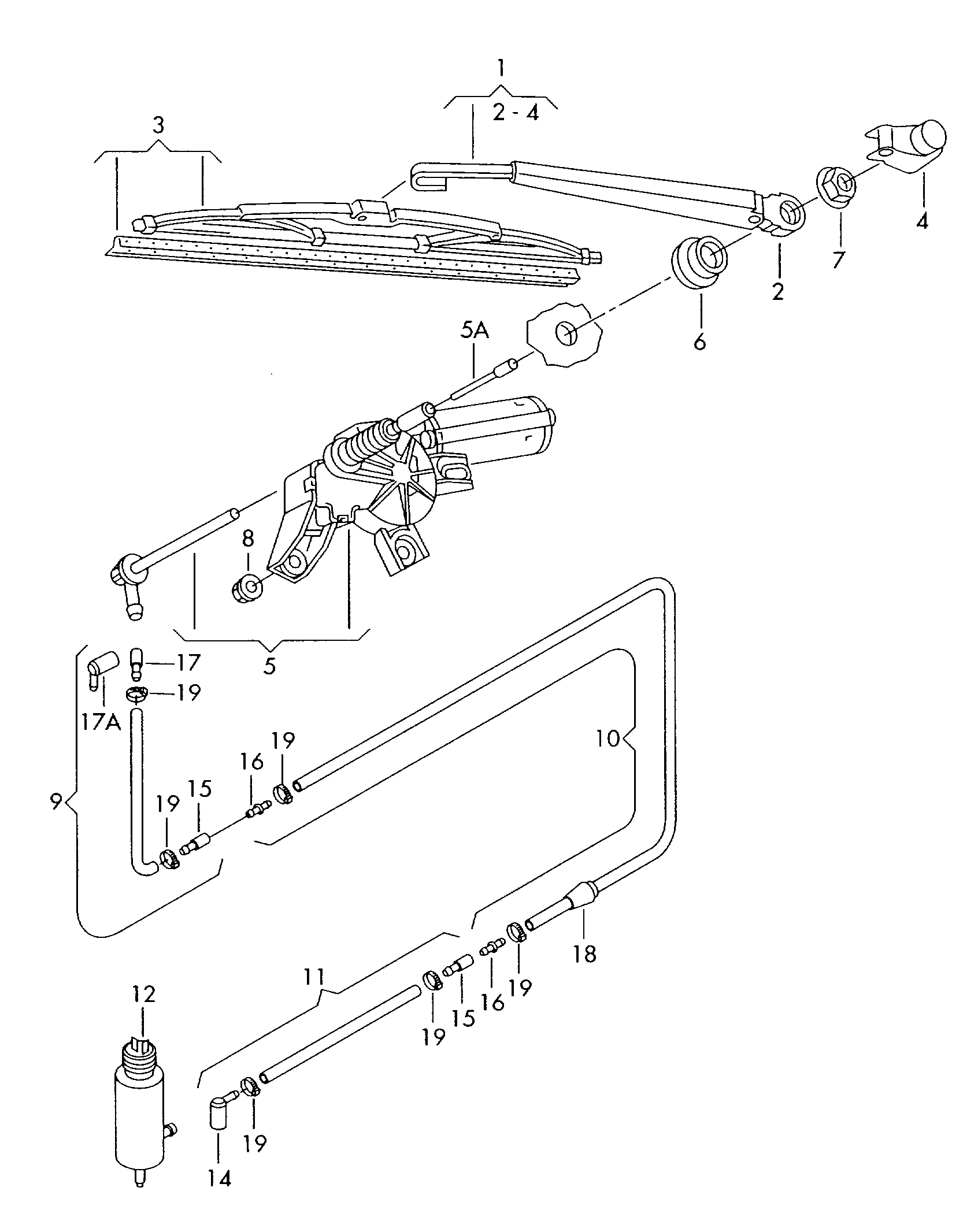 Skoda 6Y0955425 - Stikla tīrītāja slotiņa ps1.lv