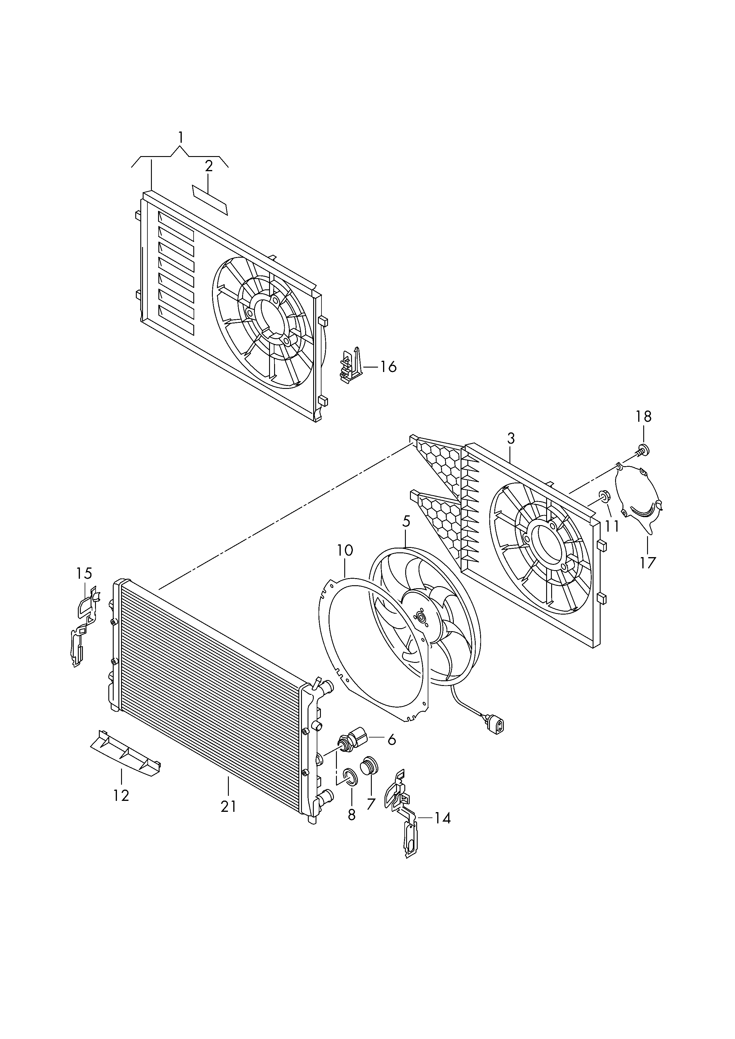 Seat 6R0121207A - Ventilators, Motora dzesēšanas sistēma ps1.lv