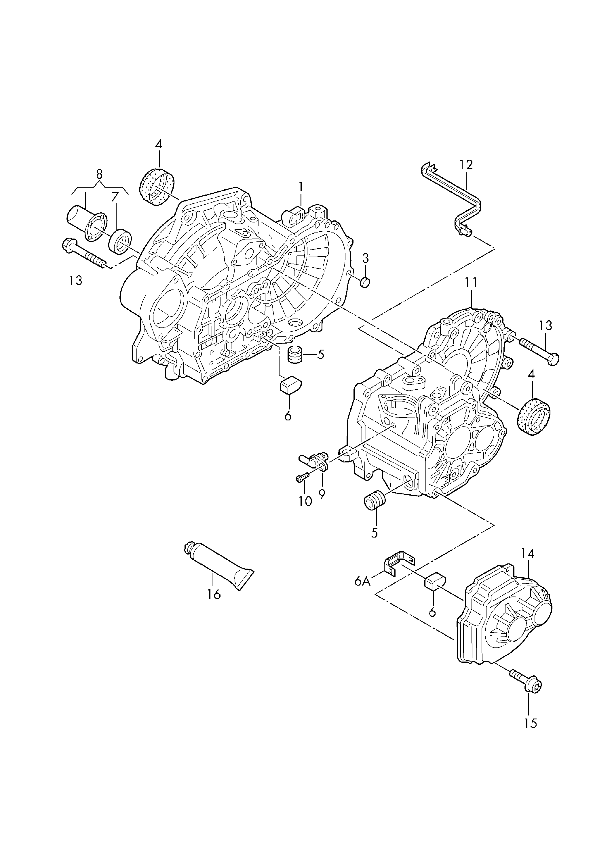 Skoda 02A 141 180 A - Virzītājčaula, Sajūgs ps1.lv