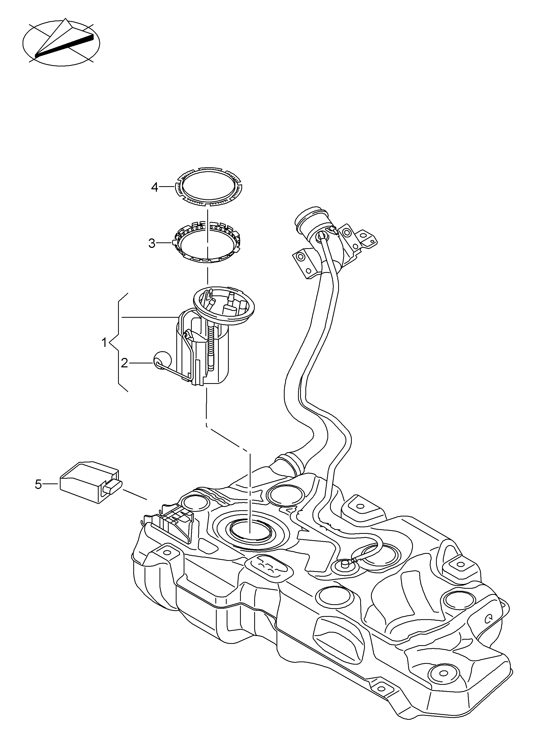 Seat 5Q0906093 - Relejs, Degvielas sūknis ps1.lv