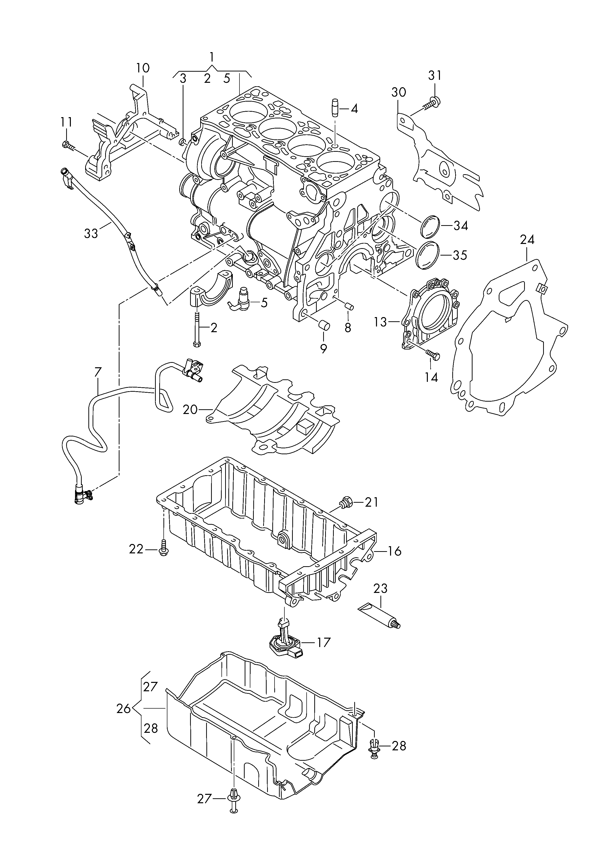 VW 04L 103 171 - Vārpstas blīvgredzens, Kloķvārpsta ps1.lv