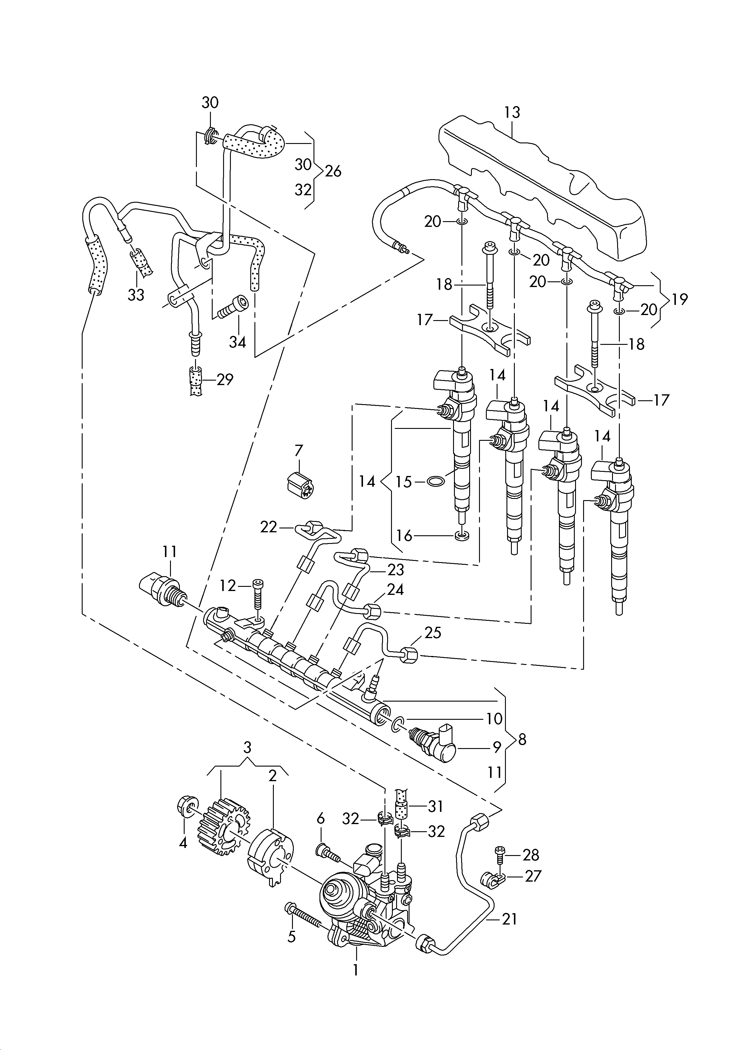 AUDI 04L 130 755 D - Augstspiediena sūknis ps1.lv