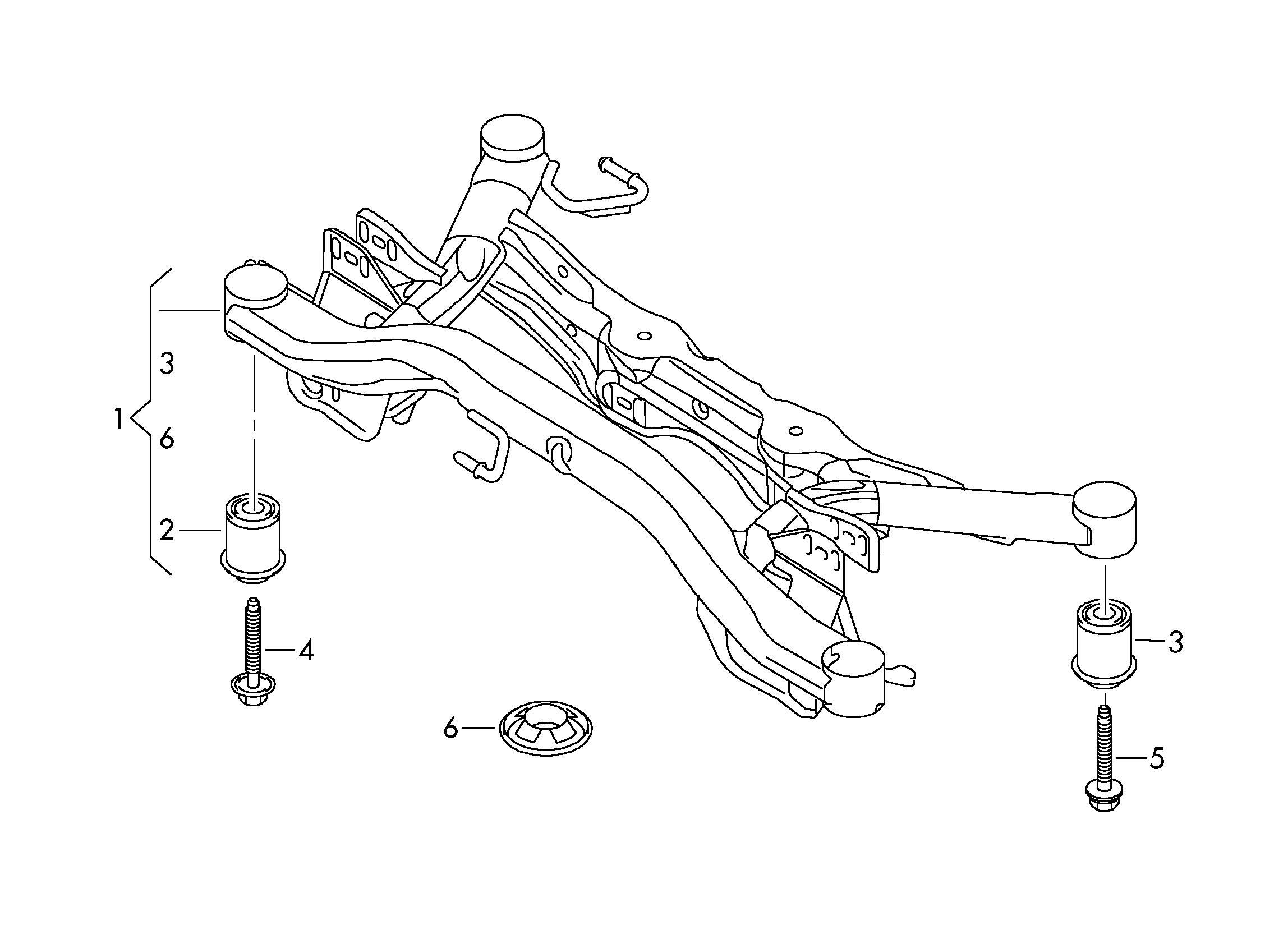 Seat 5Q0 505 145 F - Piekare, Tilta sija ps1.lv