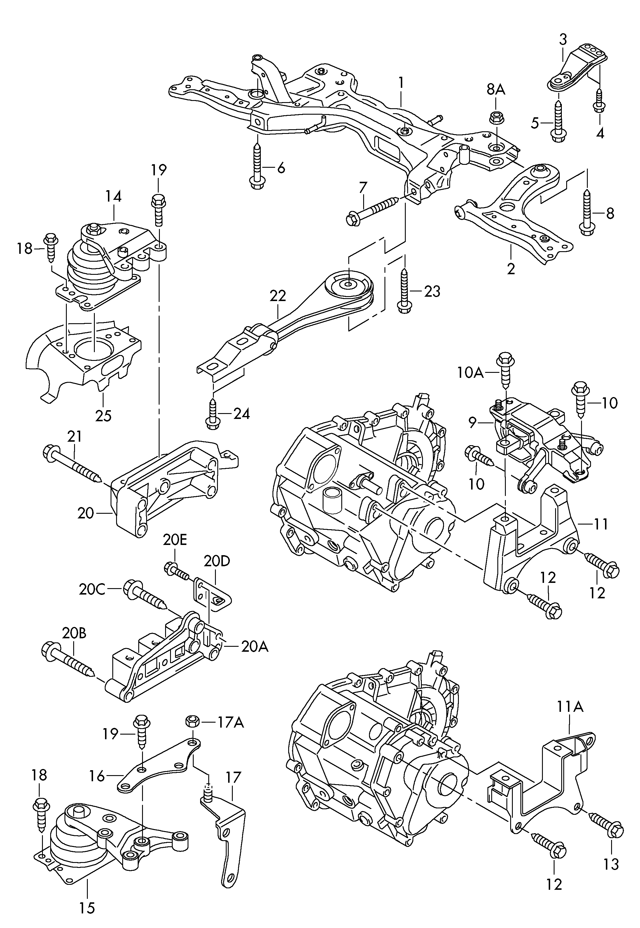 Seat 6RF199555H - Piekare, Dzinējs ps1.lv