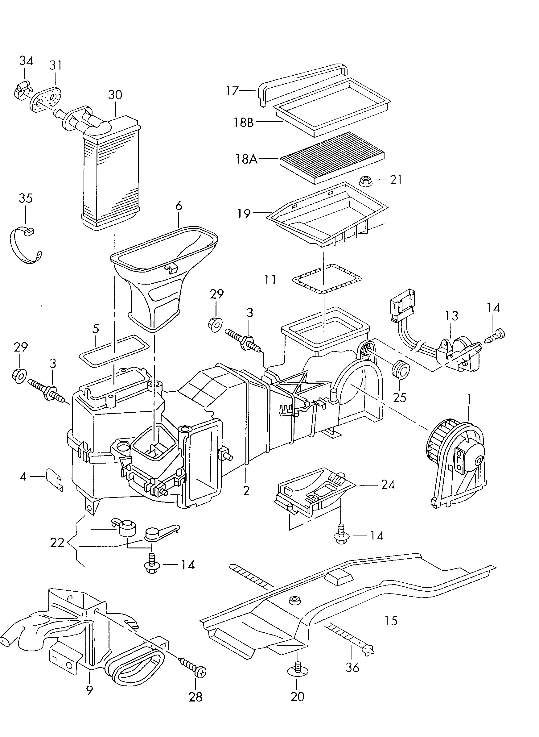 CUPRA 1J0819644A - Filter insert with odour and harmful substance filtering ps1.lv