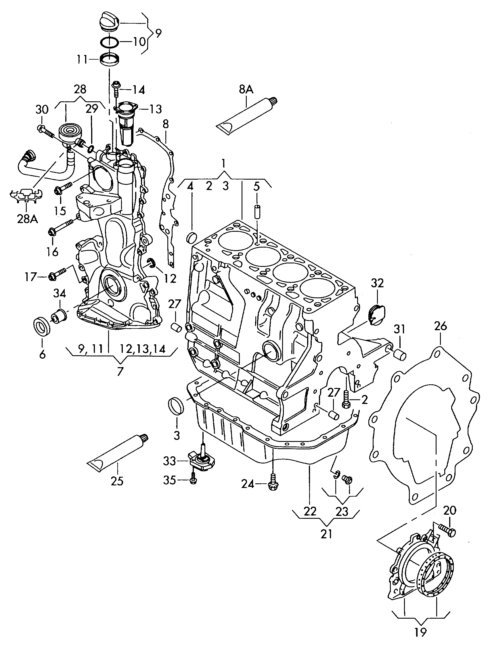 VW 03C 103 603 S - Eļļas vācele ps1.lv