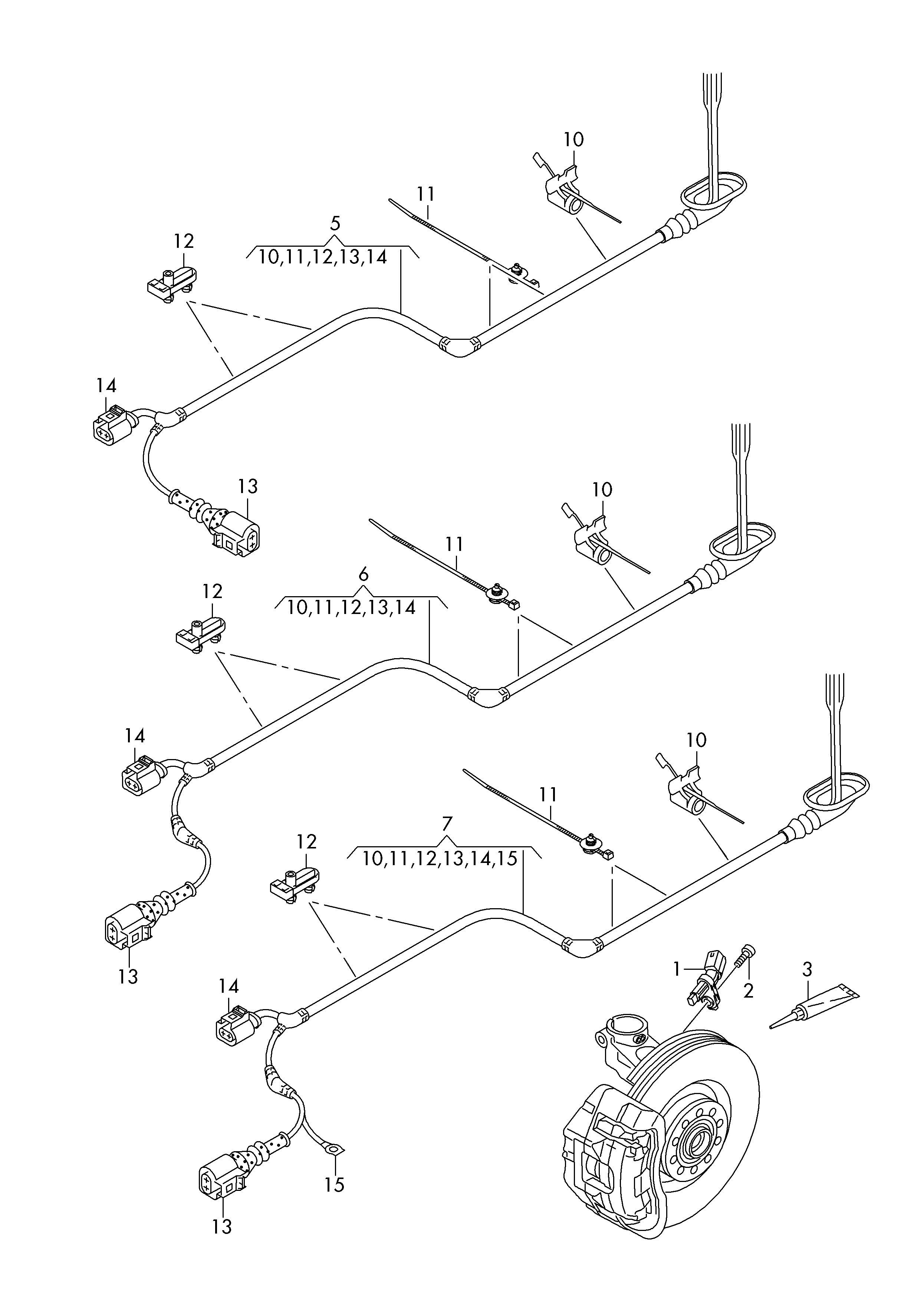 VAG WHT 003 864 B - Devējs, Riteņu griešanās ātrums ps1.lv