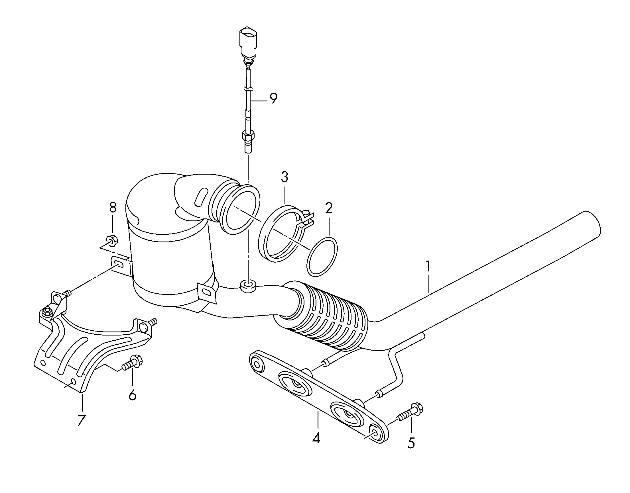 AUDI 5Q0254501MX - Katalizators ps1.lv