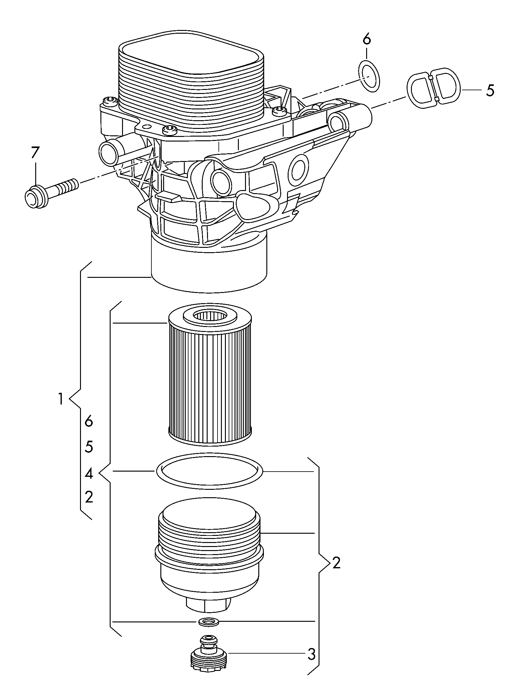 VW 03N 117 070 - Blīve, Eļļas filtra korpuss ps1.lv