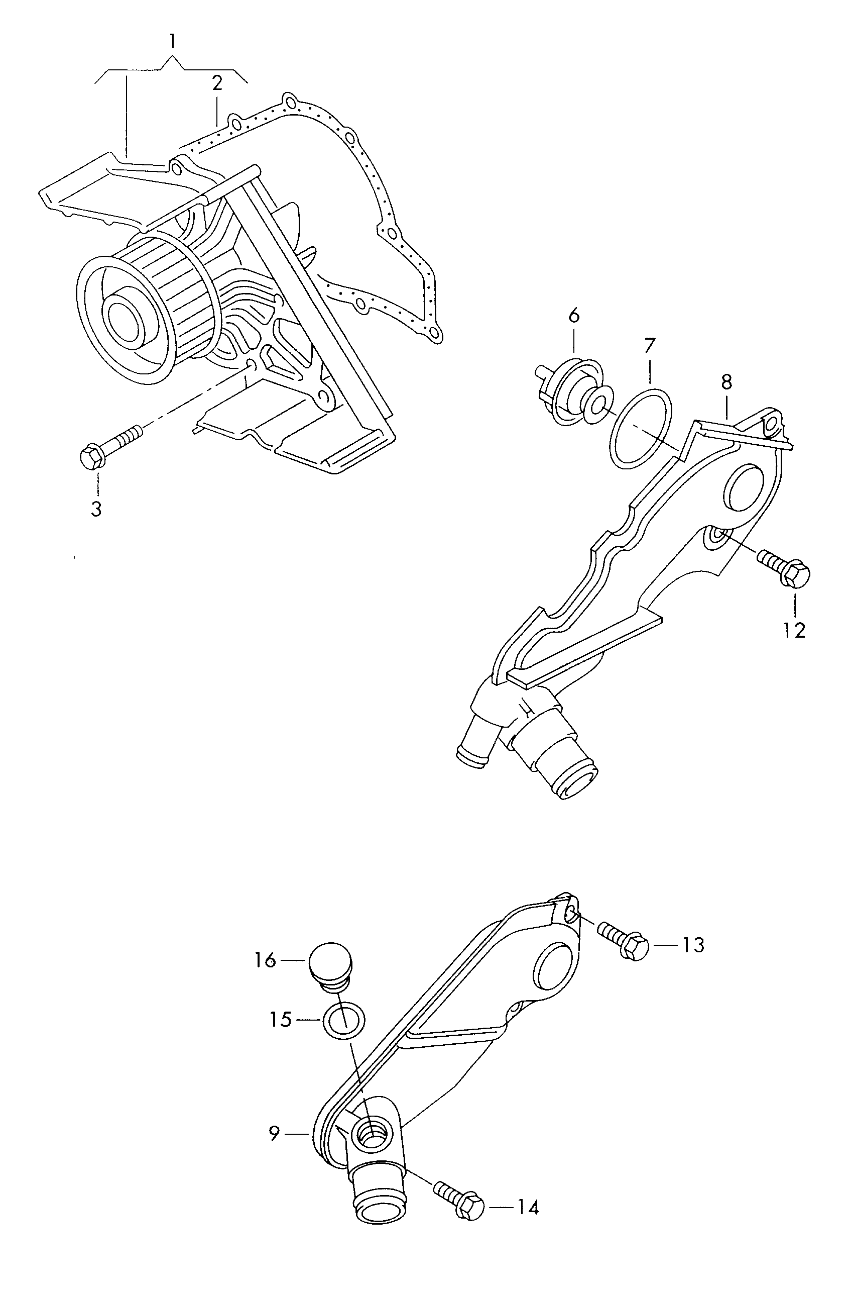 VAG 06C 121 043 - Blīve, Ūdenssūknis ps1.lv