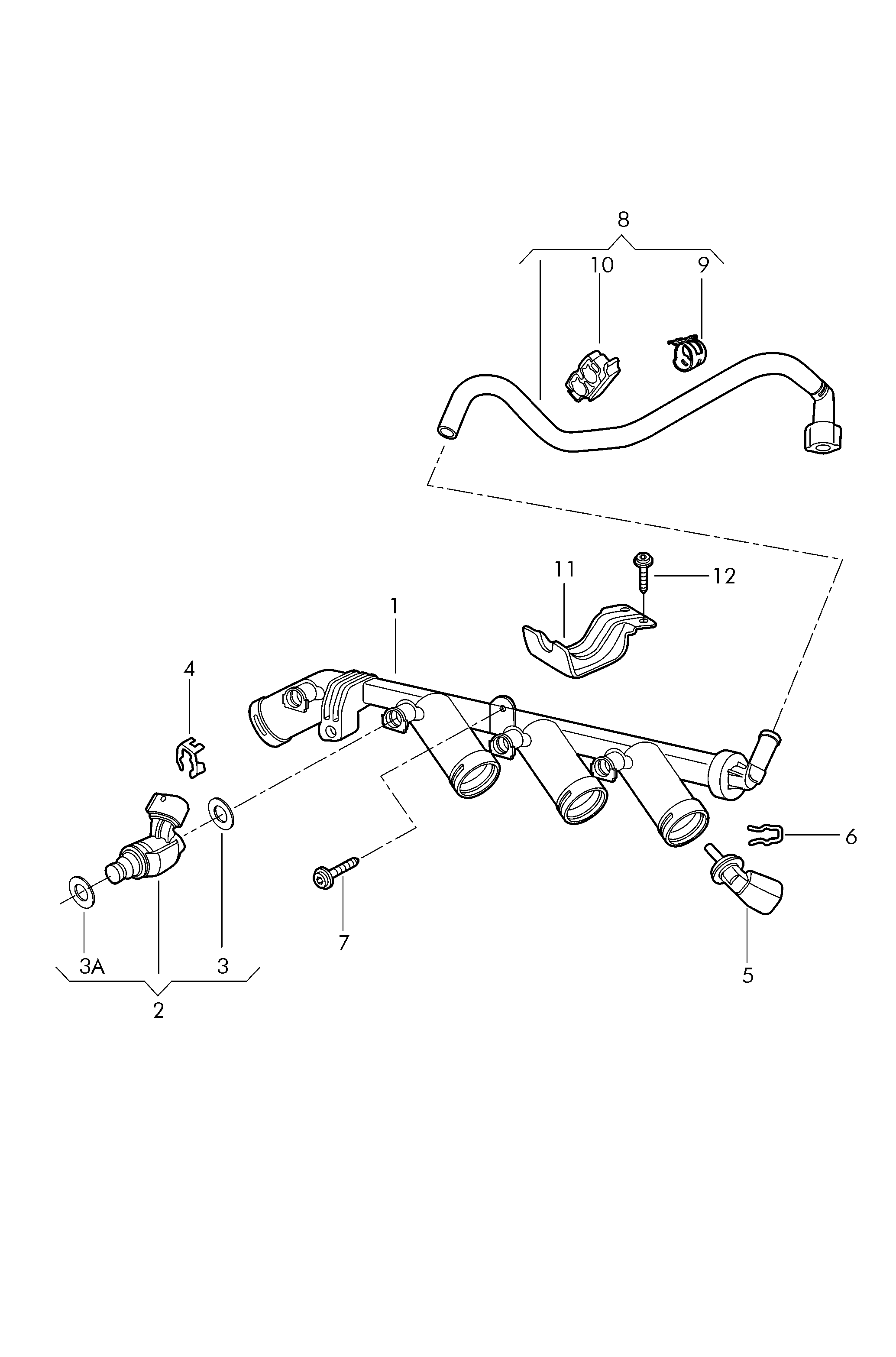 VW 06A 906 145 - Blīvgredzens, Iesmidzināšanas sprausla ps1.lv