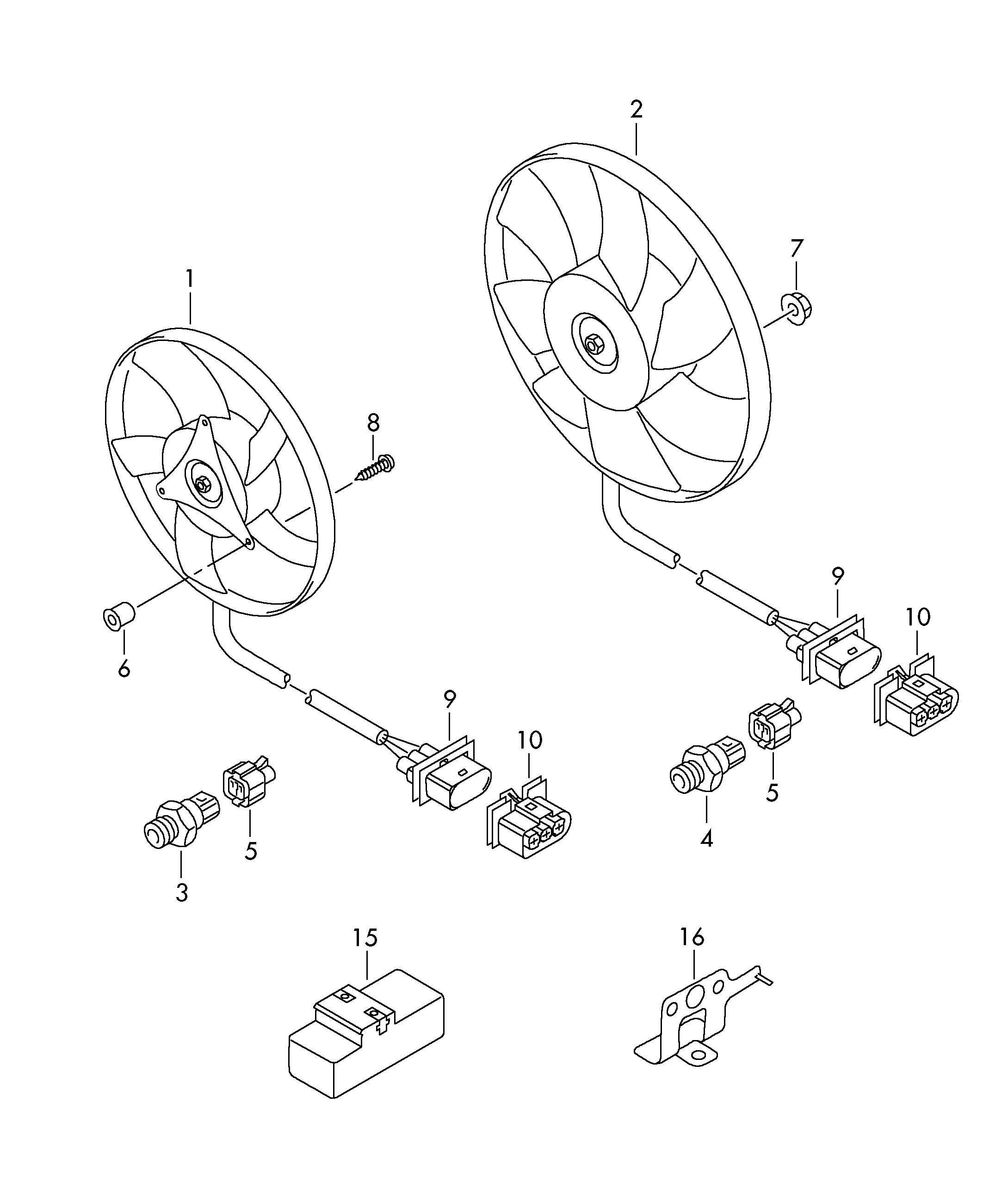 Seat 6R0959455E - Ventilators, Motora dzesēšanas sistēma ps1.lv