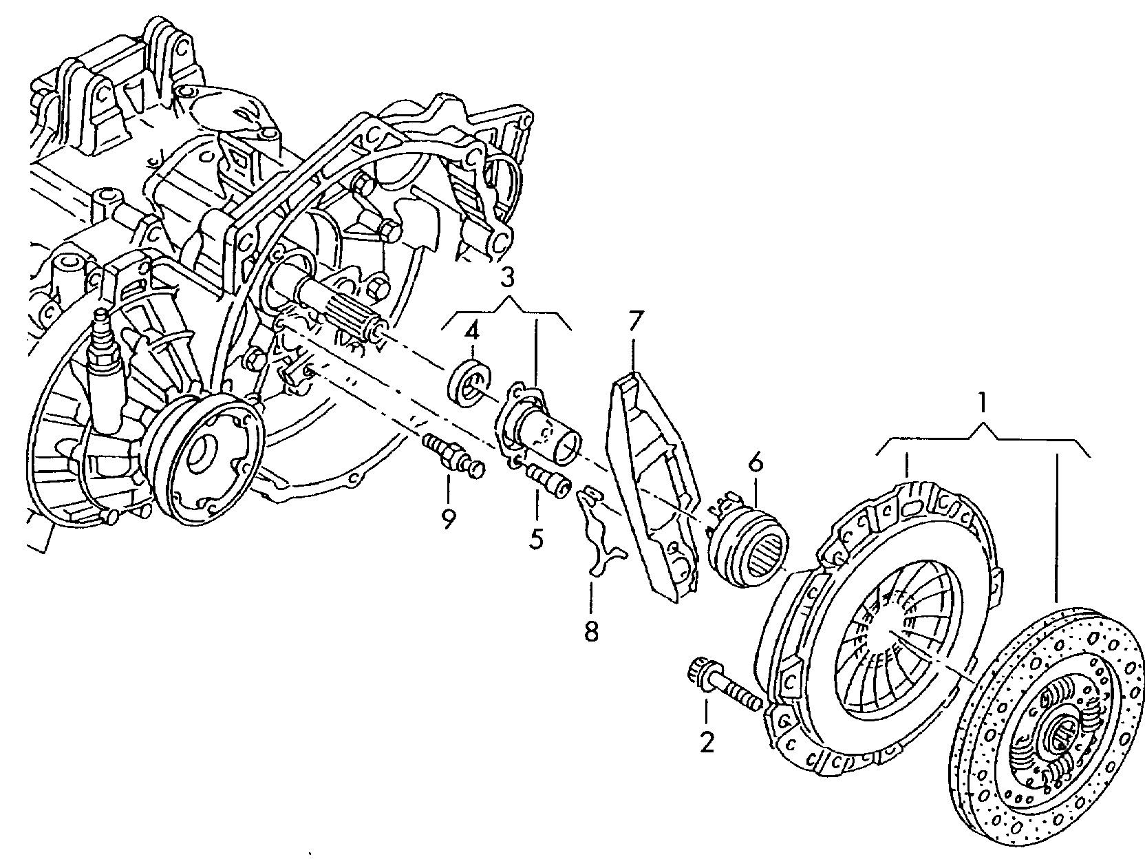 AUDI 03L 141 016 B - Sajūga komplekts ps1.lv