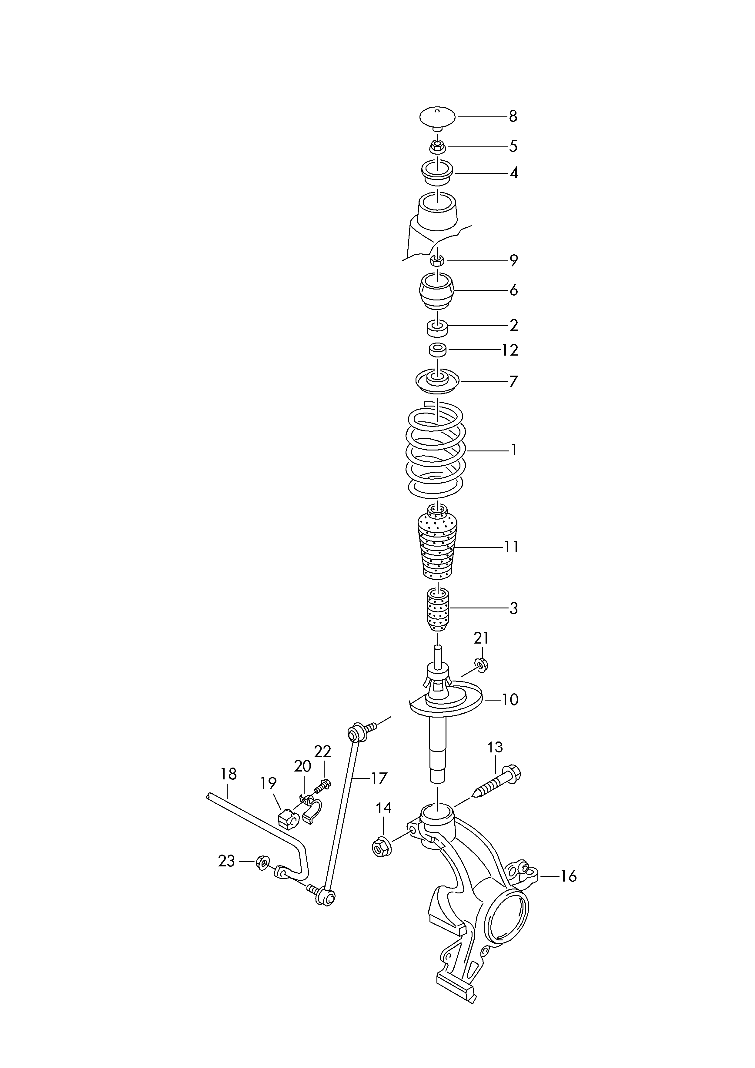 VW/SEAT N  90908102 - Amortizatora statne ps1.lv