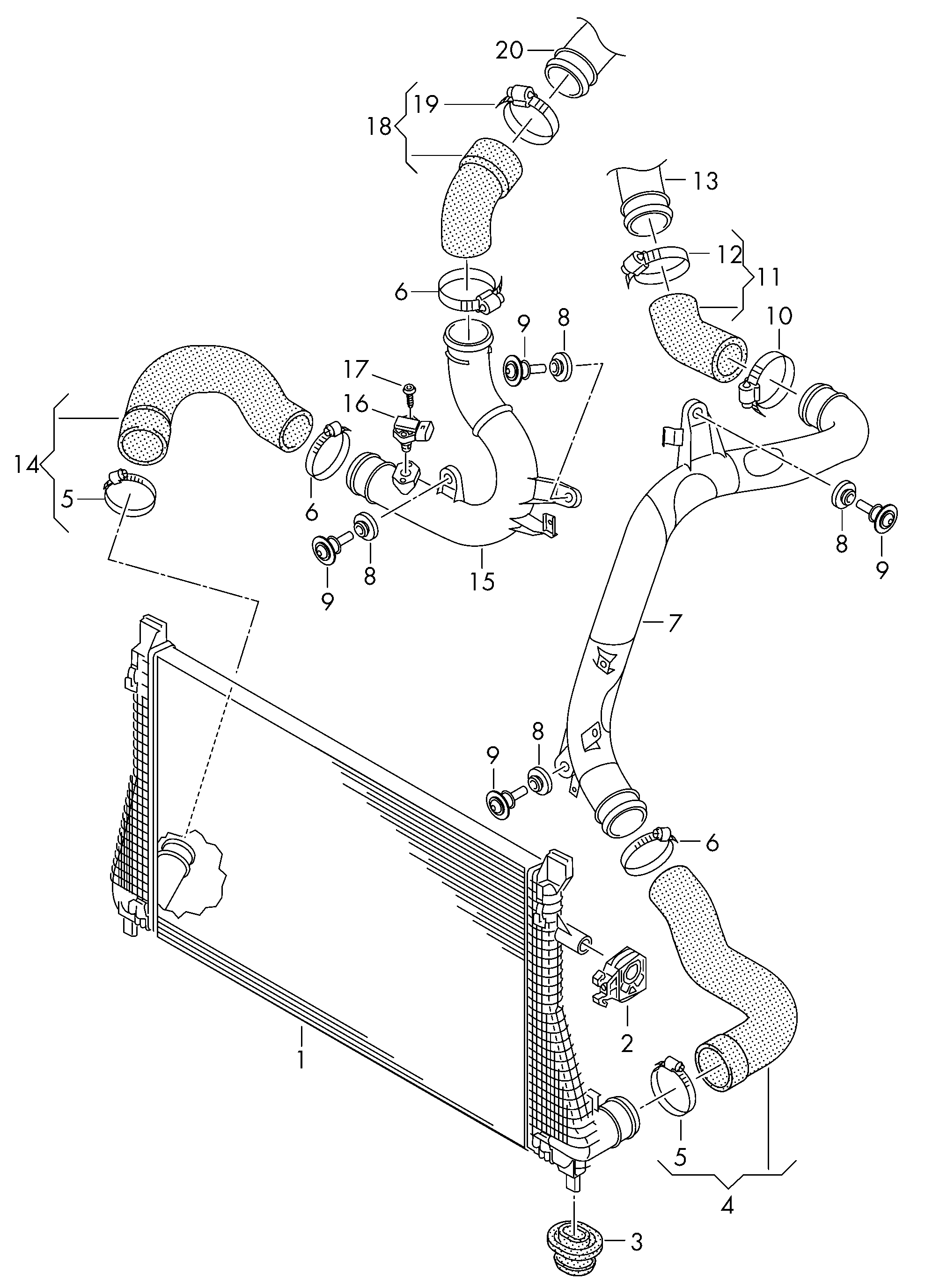 Seat 5Q0145803S - Starpdzesētājs ps1.lv