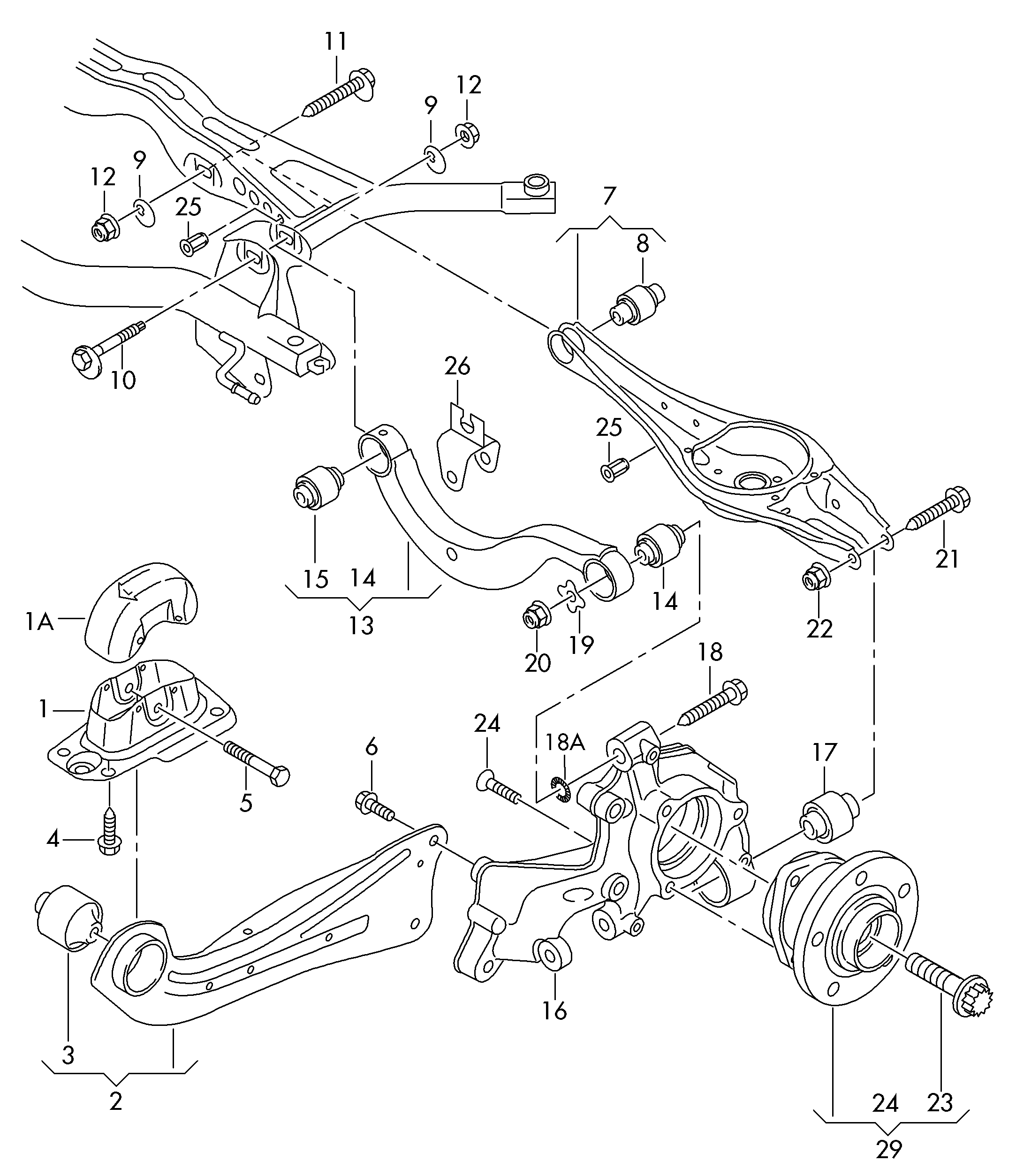 VAG 8V0 598 625 A - Riteņa rumbas gultņa komplekts ps1.lv