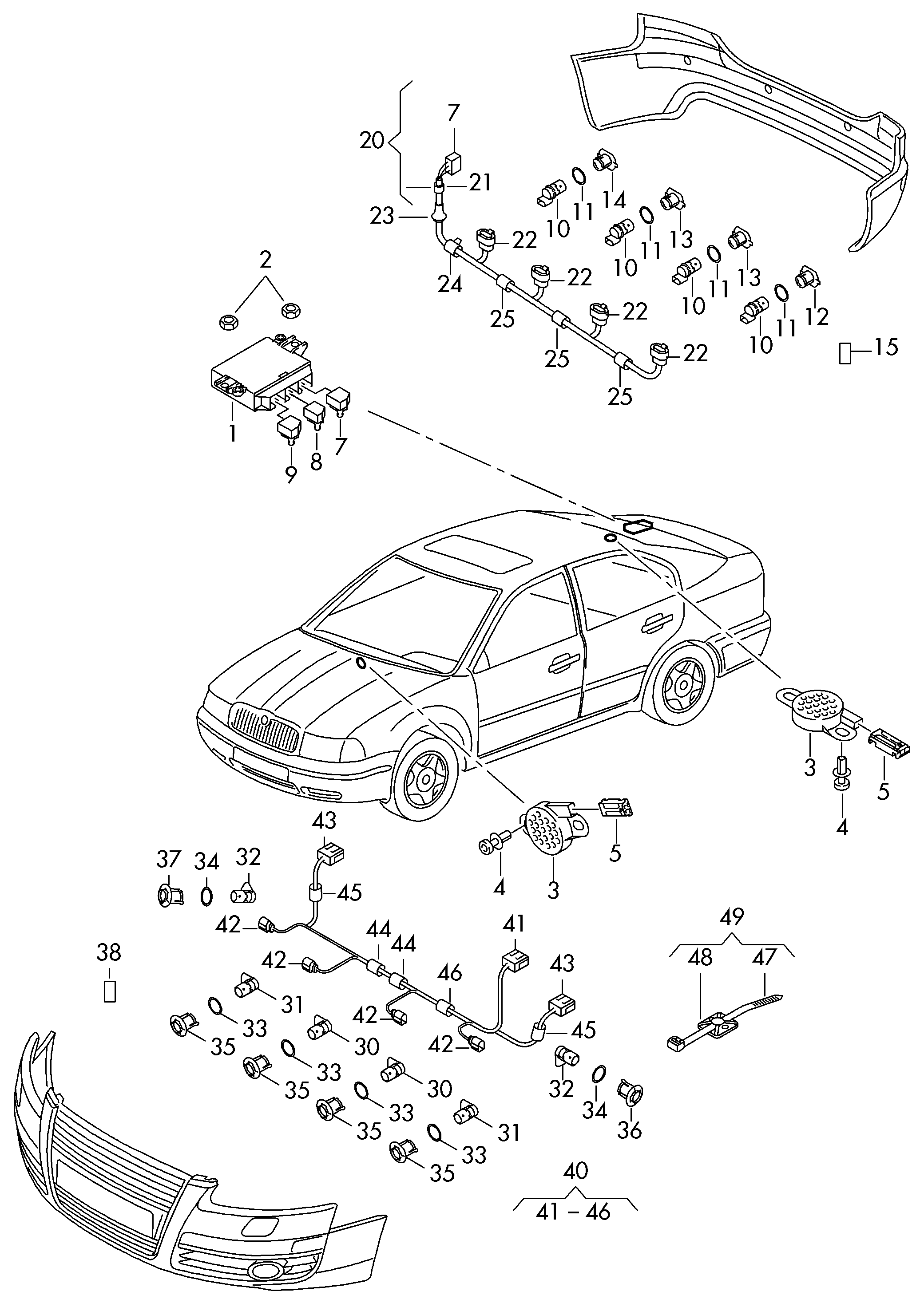 Porsche 4H0 919 275 A - Devējs, Parkošanās palīgsistēma ps1.lv