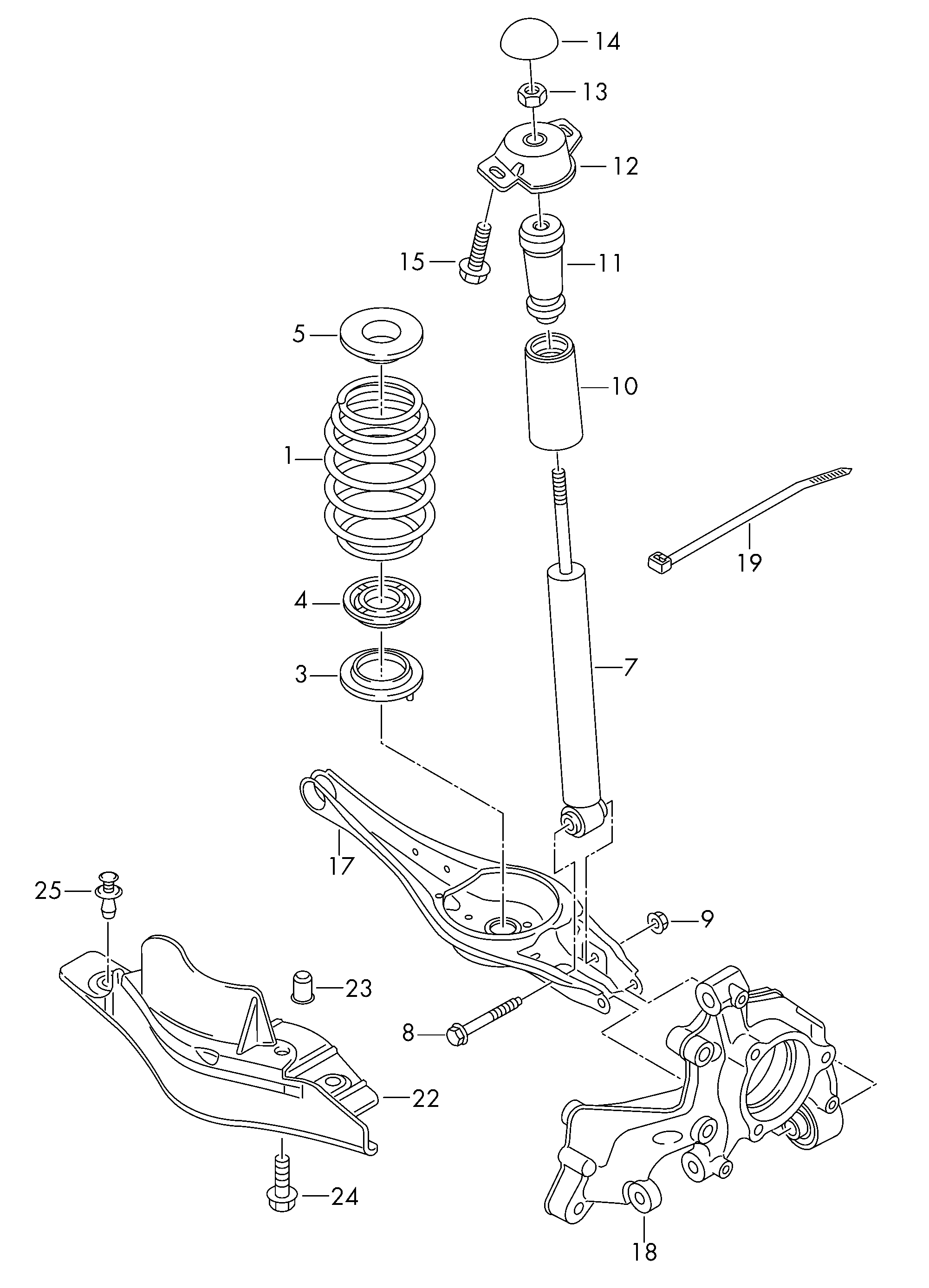 VAG 5Q0 513 029 HT - Amortizators ps1.lv