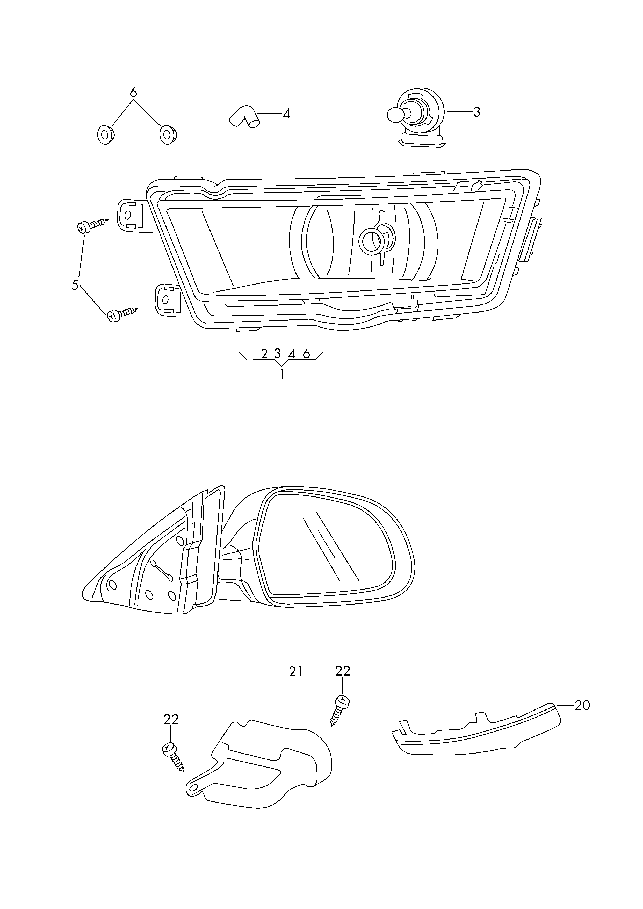 VAG 5E0941699F - Miglas lukturis ps1.lv