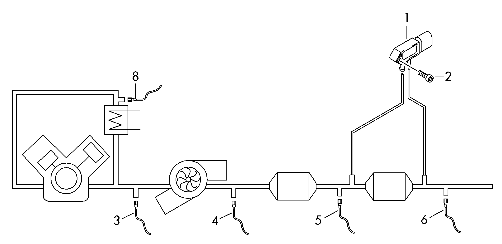 VW 04L 906 088 DA - Devējs, Izplūdes gāzu temperatūra ps1.lv