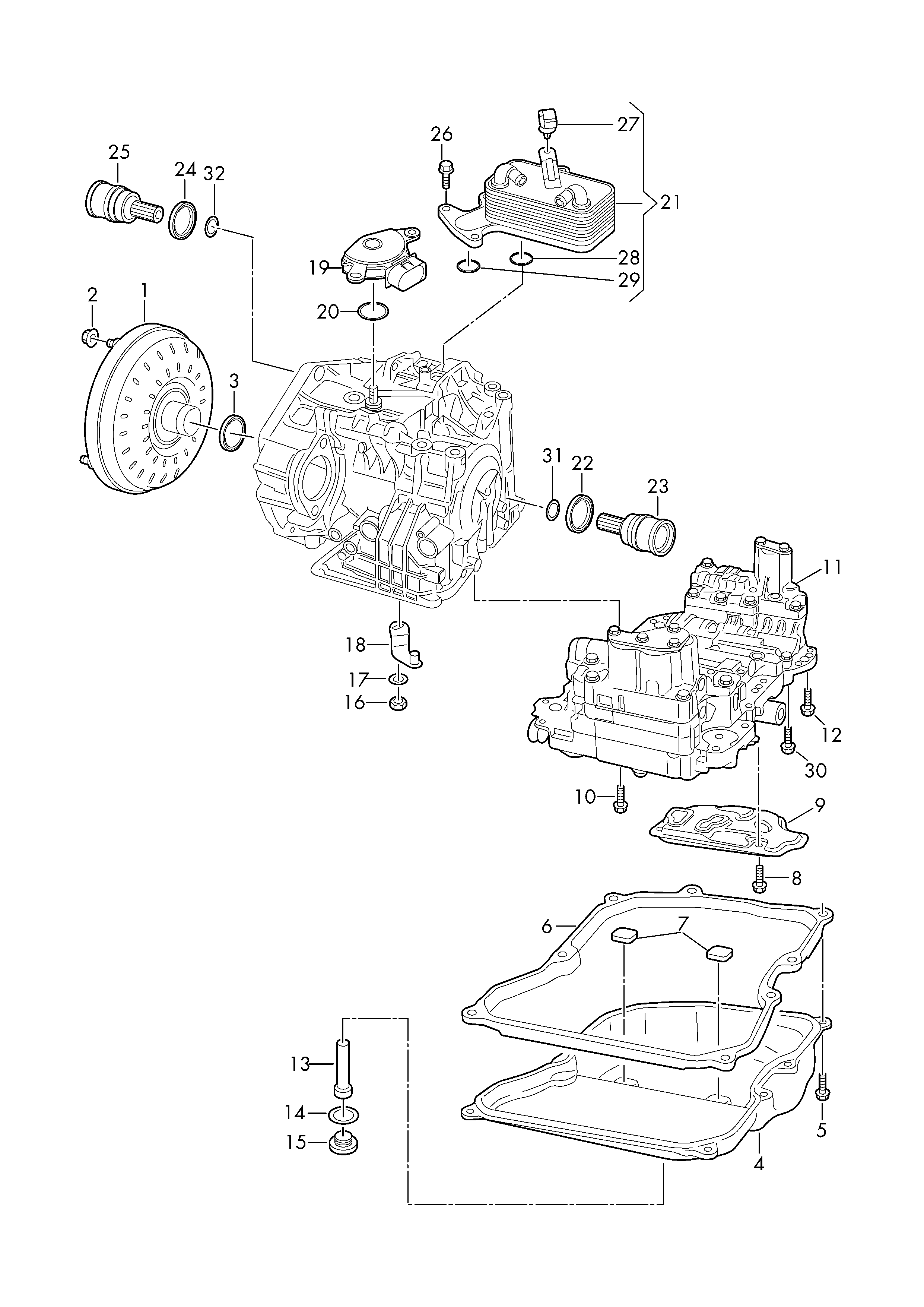 VAG 09G 325 429 D - Hidrofiltrs, Automātiskā pārnesumkārba ps1.lv