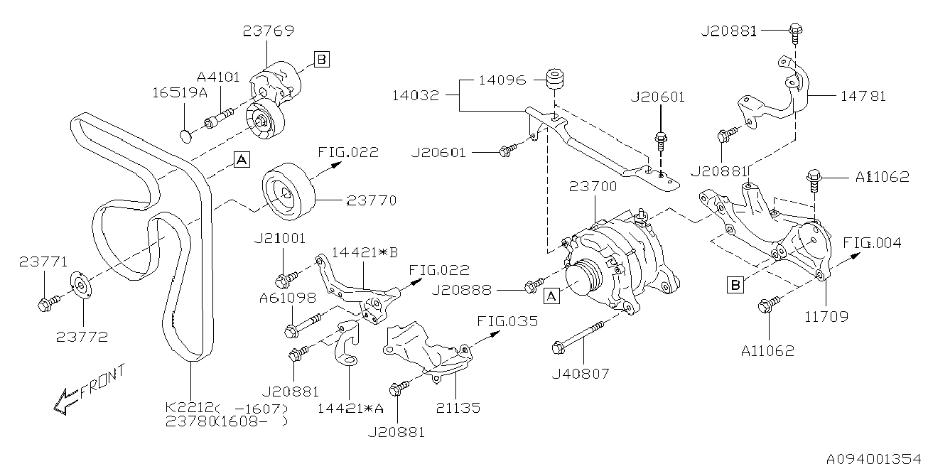 Subaru 809221200 - Ķīļrievu siksna ps1.lv