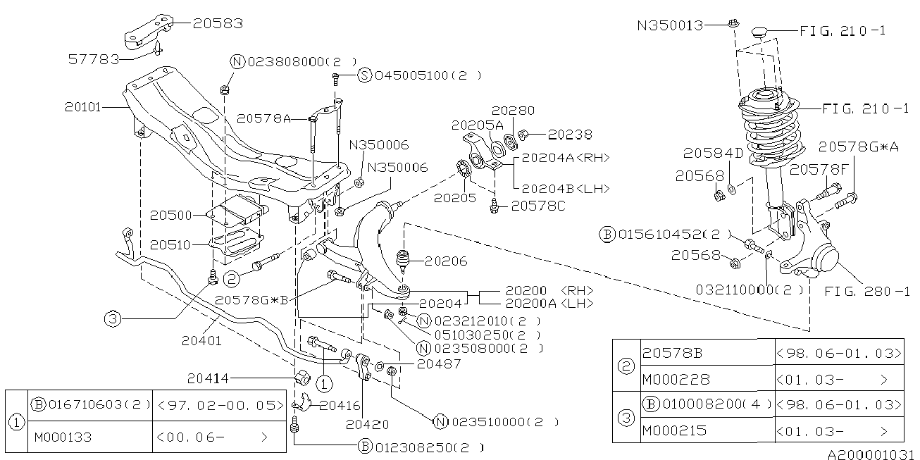 Mitsubishi 20420-AA003 - Stiepnis / Atsaite, Stabilizators ps1.lv