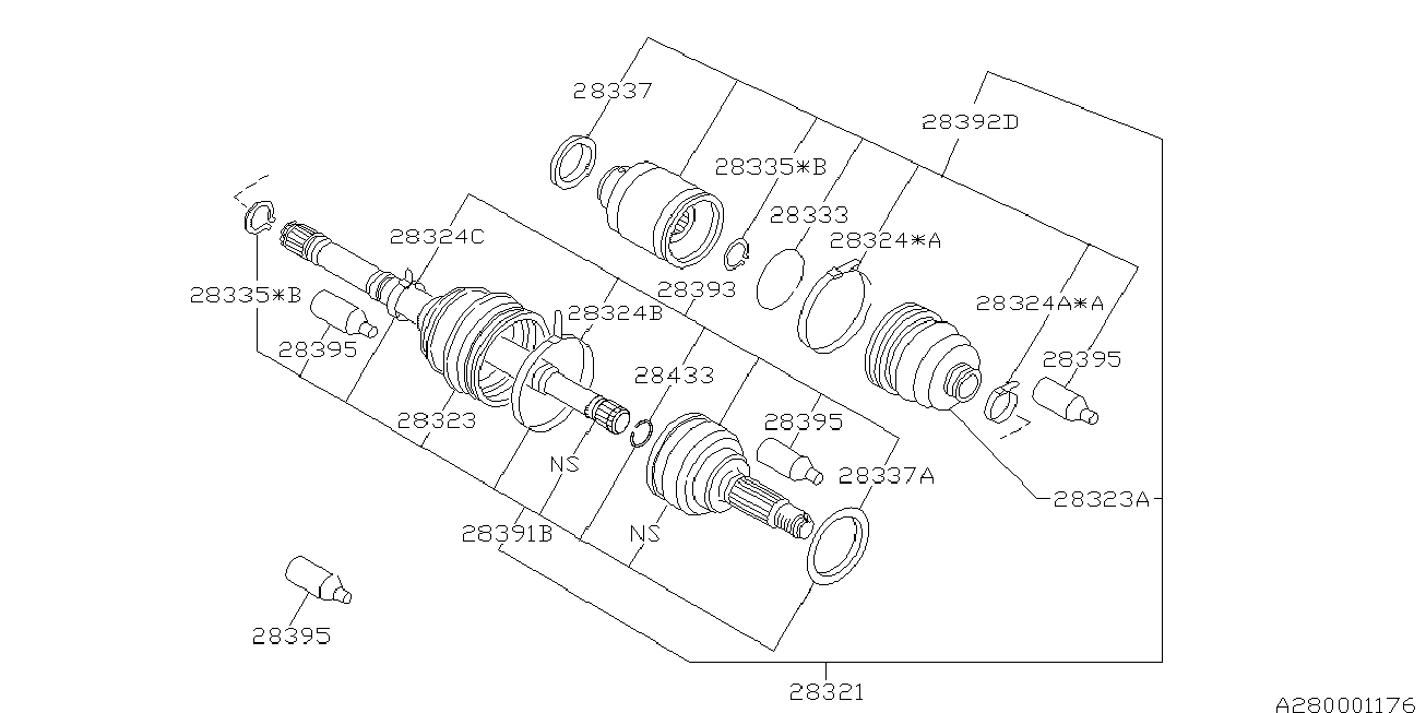 Suzuki 28023-AC060 - Putekļusargs, Piedziņas vārpsta ps1.lv