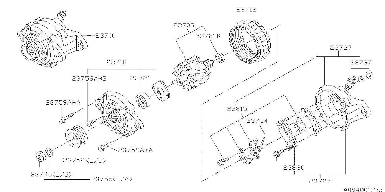 NISSAN 23700-AA350 - Ģenerators ps1.lv