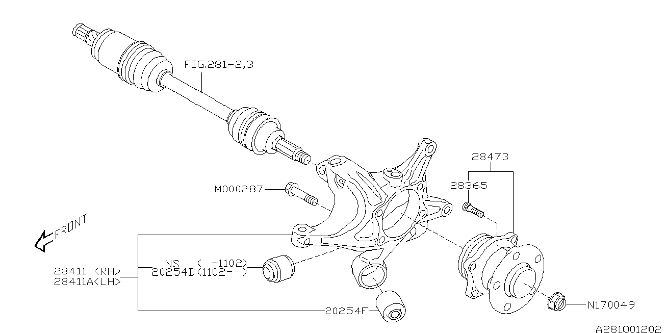 TOYOTA 28473SC000 - Riteņa rumbas gultņa komplekts ps1.lv