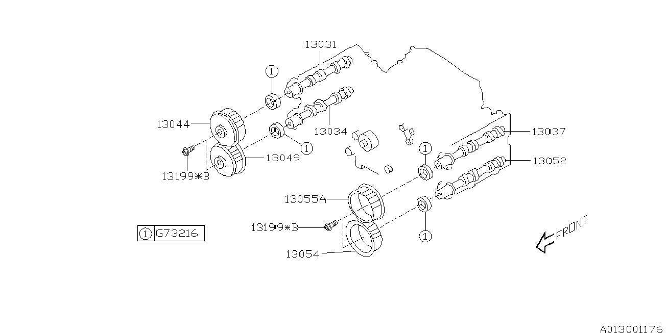 Subaru 80673-2160 - Vārpstas blīvgredzens, Sadales vārpsta ps1.lv