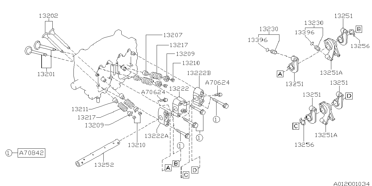 Subaru 13230-AA110 - Bīdītājs ps1.lv