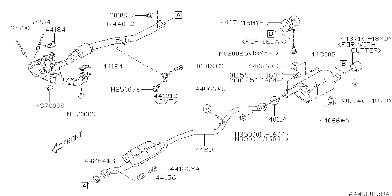 Subaru 22641AA710 - Lambda zonde ps1.lv