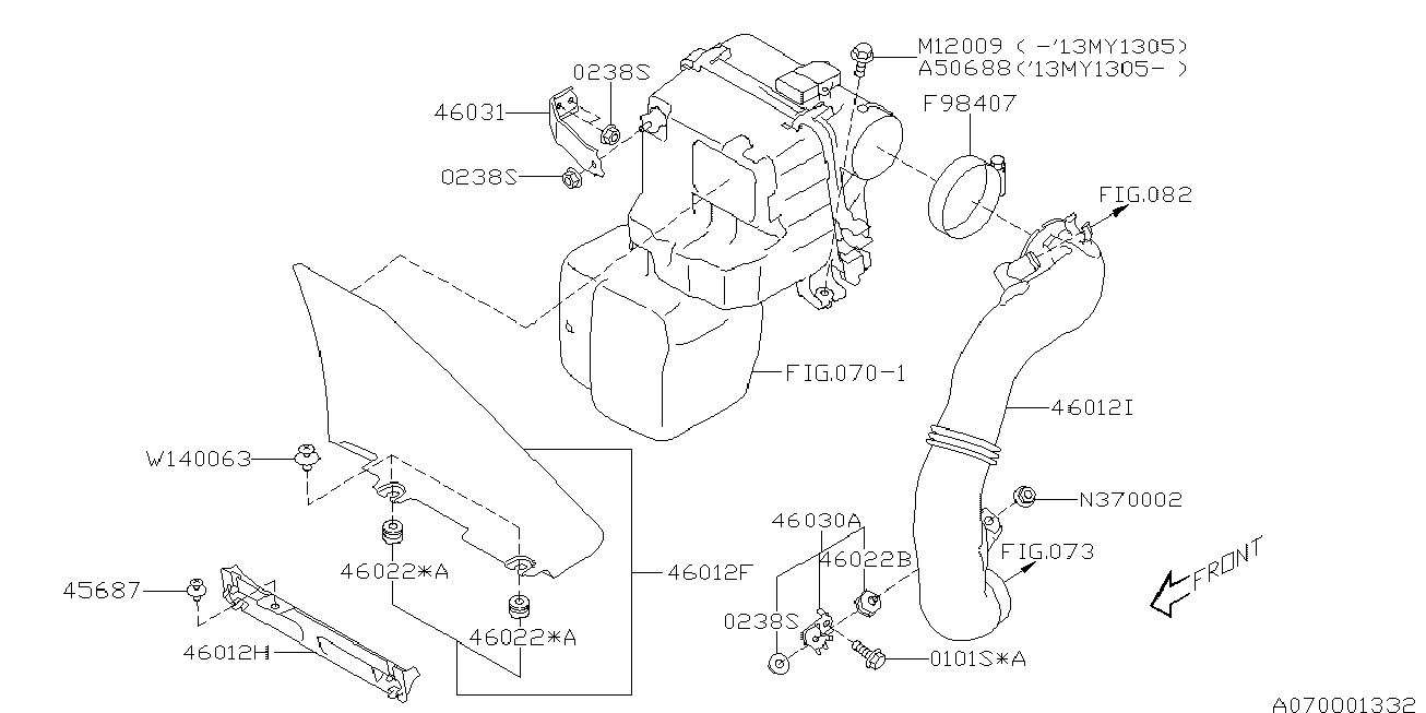 Subaru 46064AE000 - CLIP ps1.lv