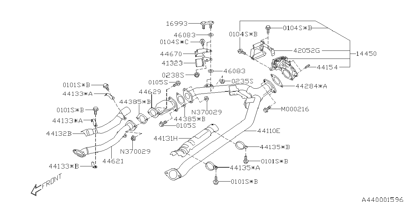 VW 44022AA211 - Blīve, Izplūdes caurule ps1.lv