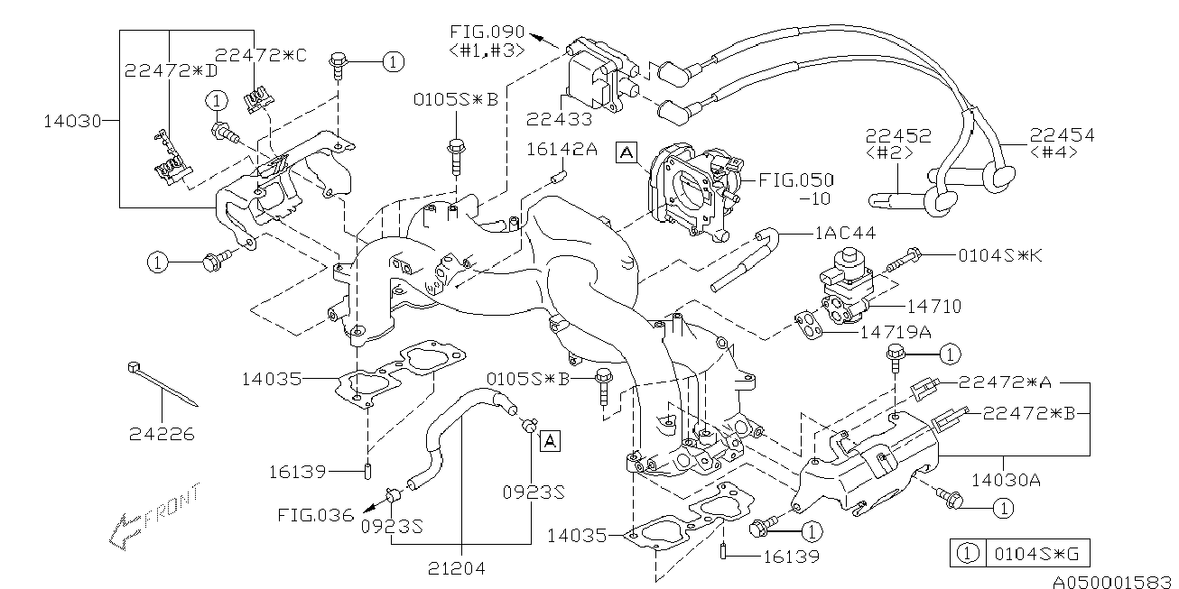 Subaru 22433AA500 - Aizdedzes spole ps1.lv