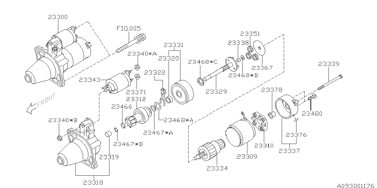 NISSAN 23300-AA420 - Starteris ps1.lv