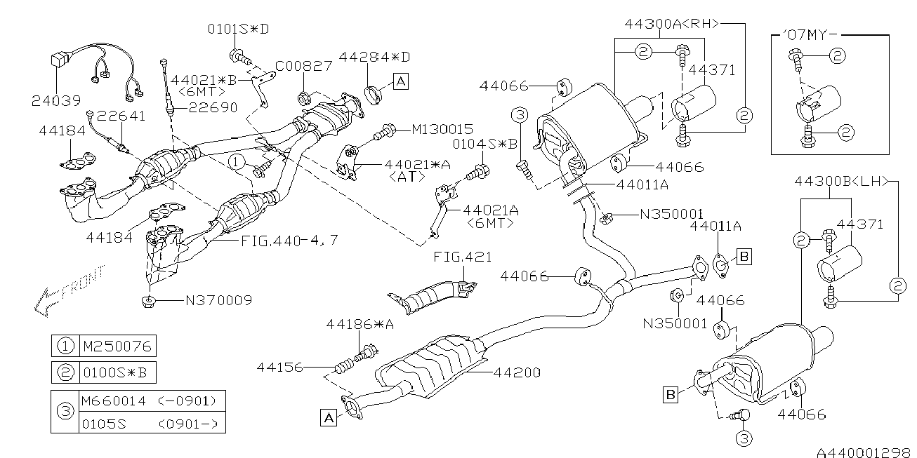 Subaru 22641 AA160 - Lambda zonde ps1.lv